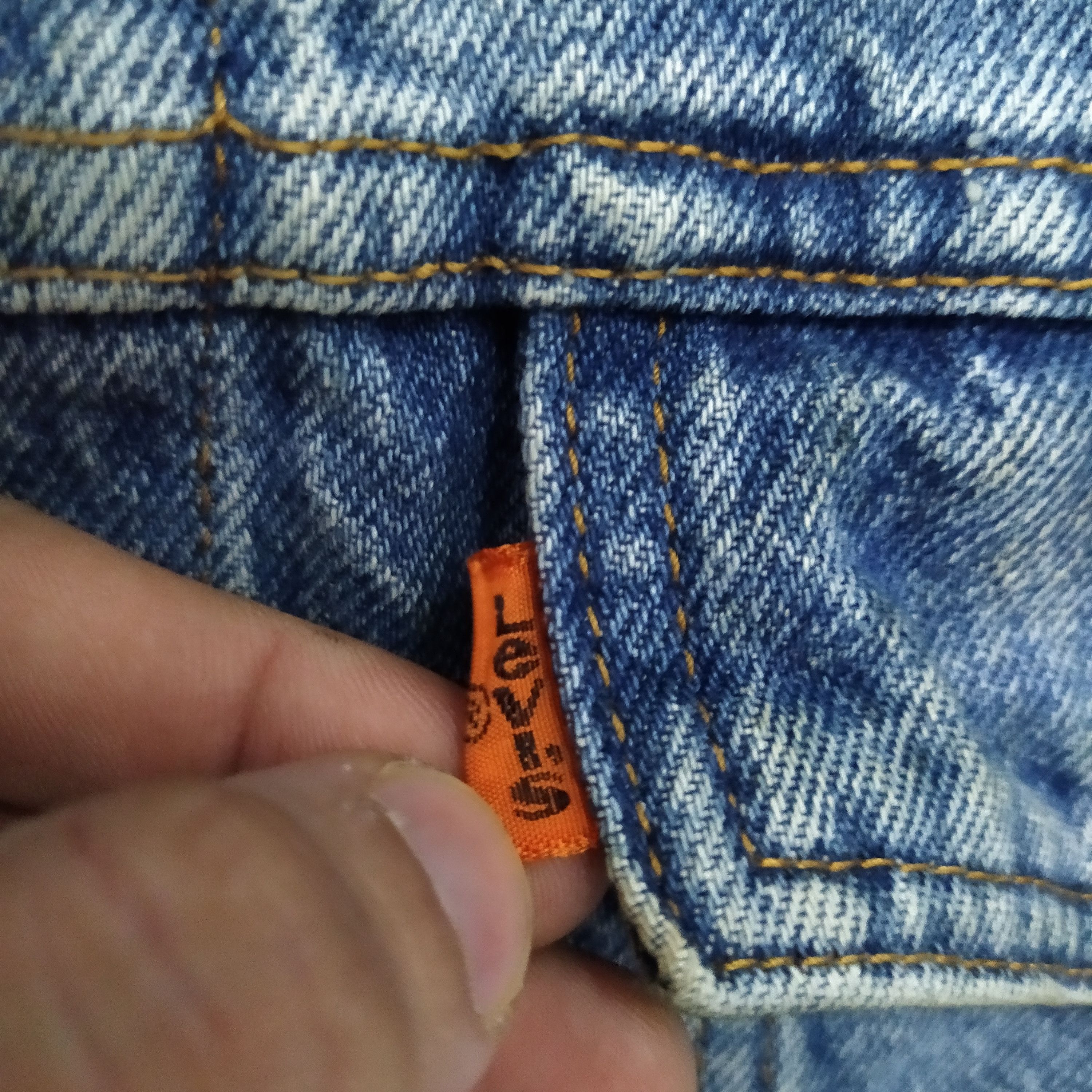 Levi's VTG LEVIS 651 ORANGE TAB TRUCKER DENIM (D385) Size US L / EU 52-54 / 3 - 3 Thumbnail