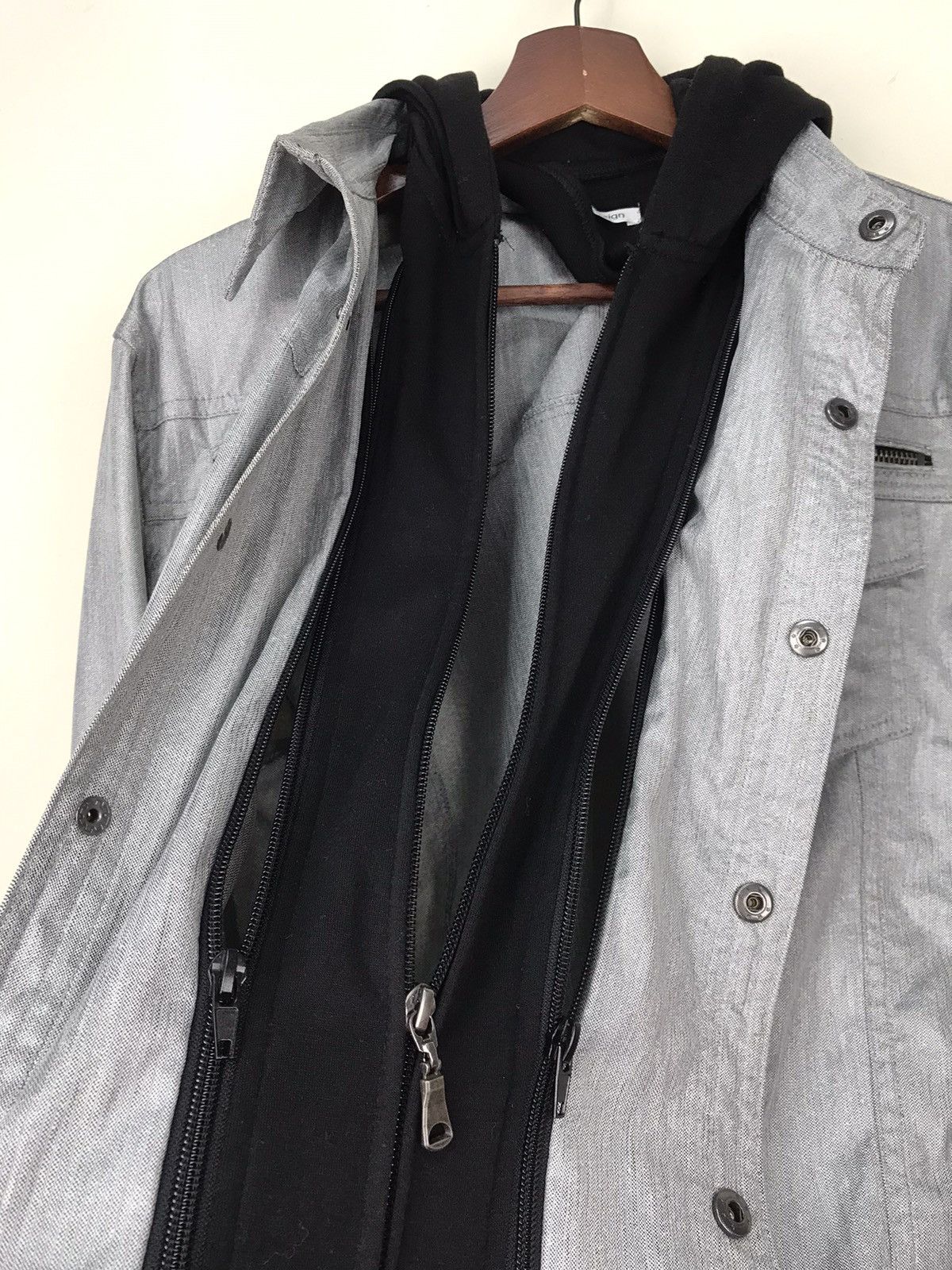 Japanese Brand × Seditionaries Semantic design 2layer jacket with hoodie L slimfit Size US L / EU 52-54 / 3 - 12 Thumbnail