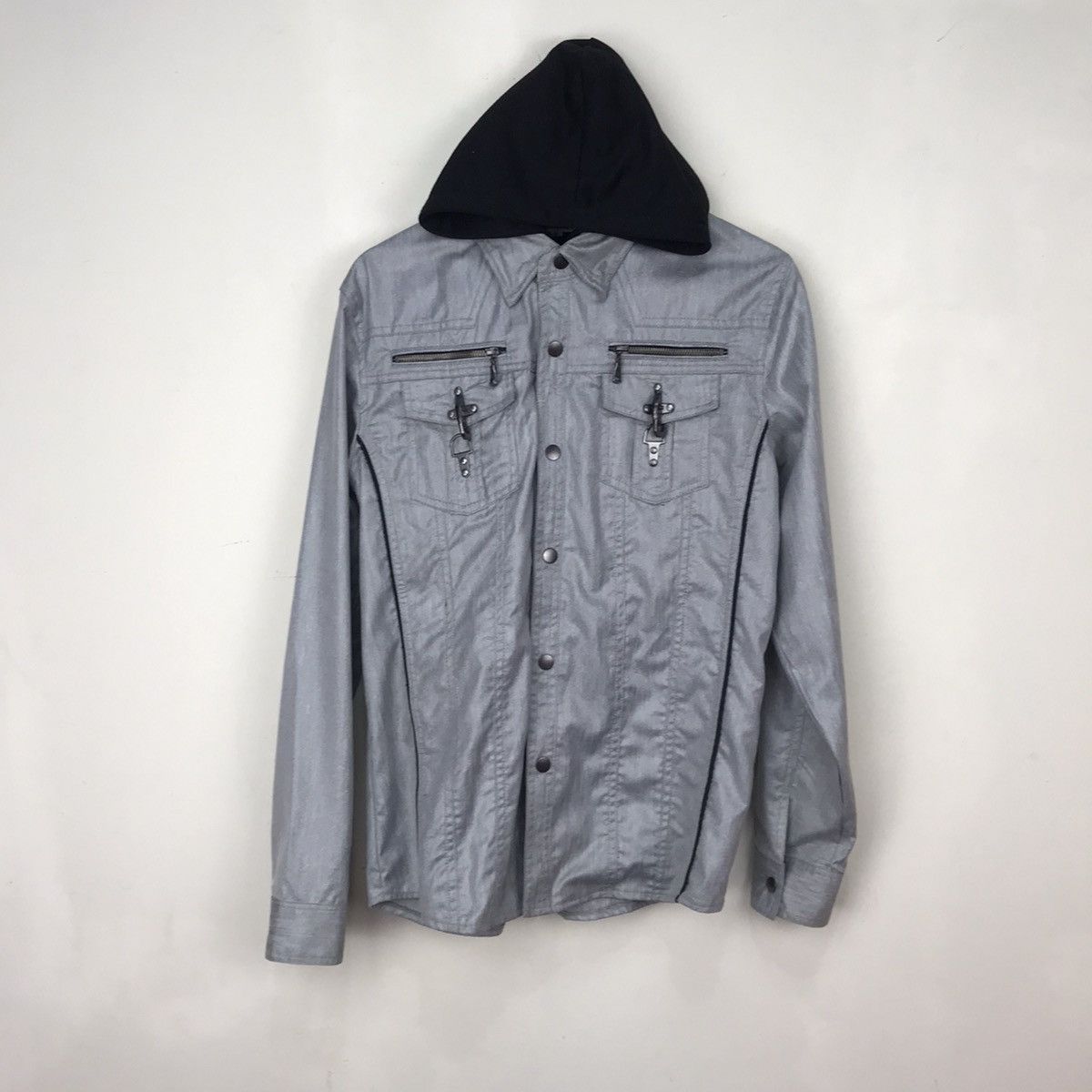 Japanese Brand × Seditionaries Semantic design 2layer jacket with hoodie L slimfit Size US L / EU 52-54 / 3 - 3 Thumbnail