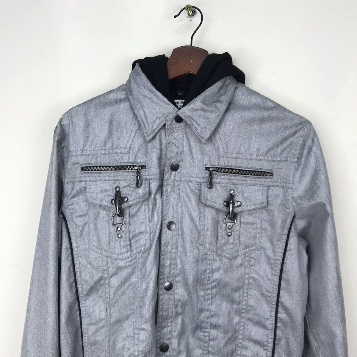 Japanese Brand × Seditionaries Semantic design 2layer jacket with hoodie L slimfit Size US L / EU 52-54 / 3 - 6 Thumbnail