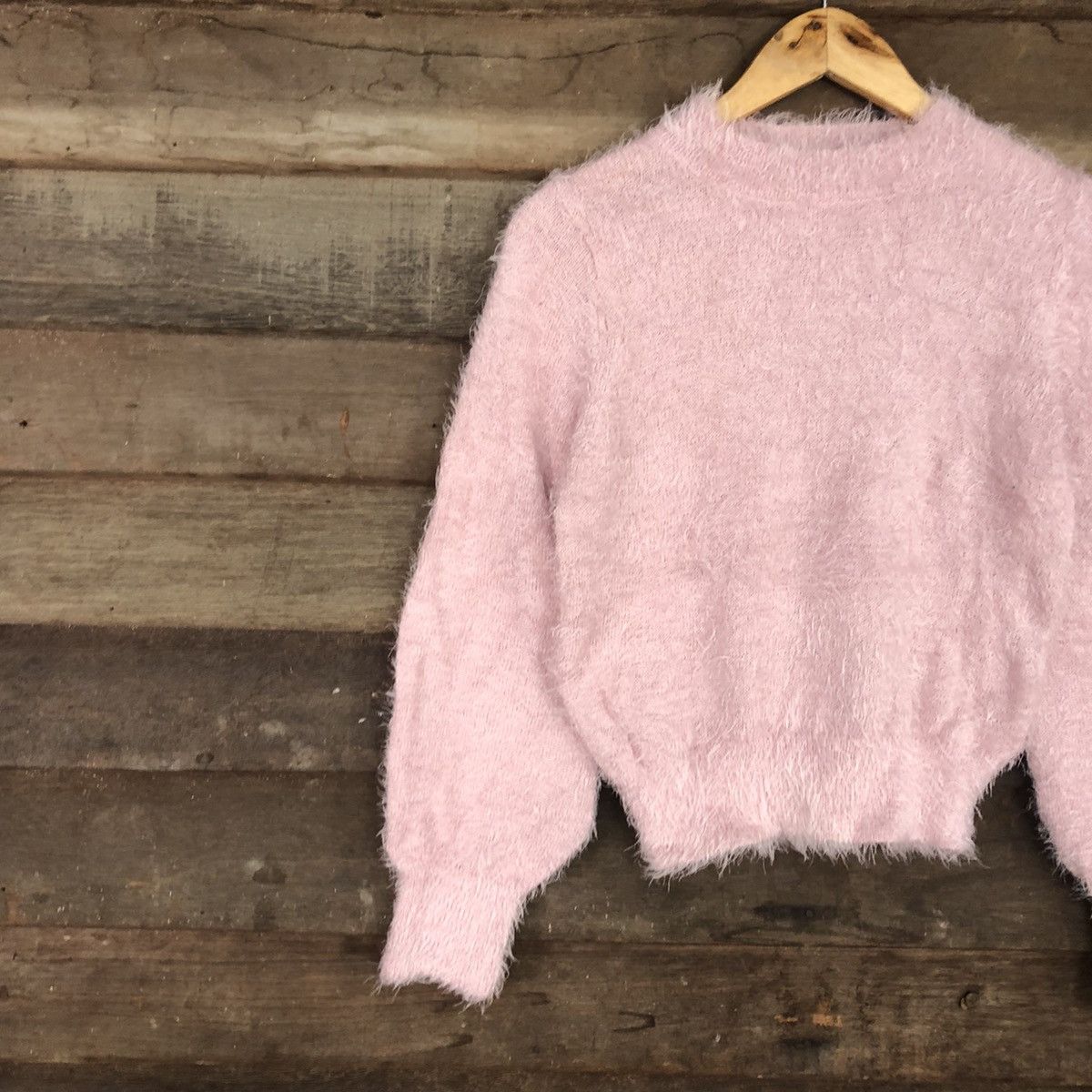 Homespun Knitwear DLL Earth Music & Ecology Mohair Knitwear #c1084 Size S / US 4 / IT 40 - 7 Thumbnail