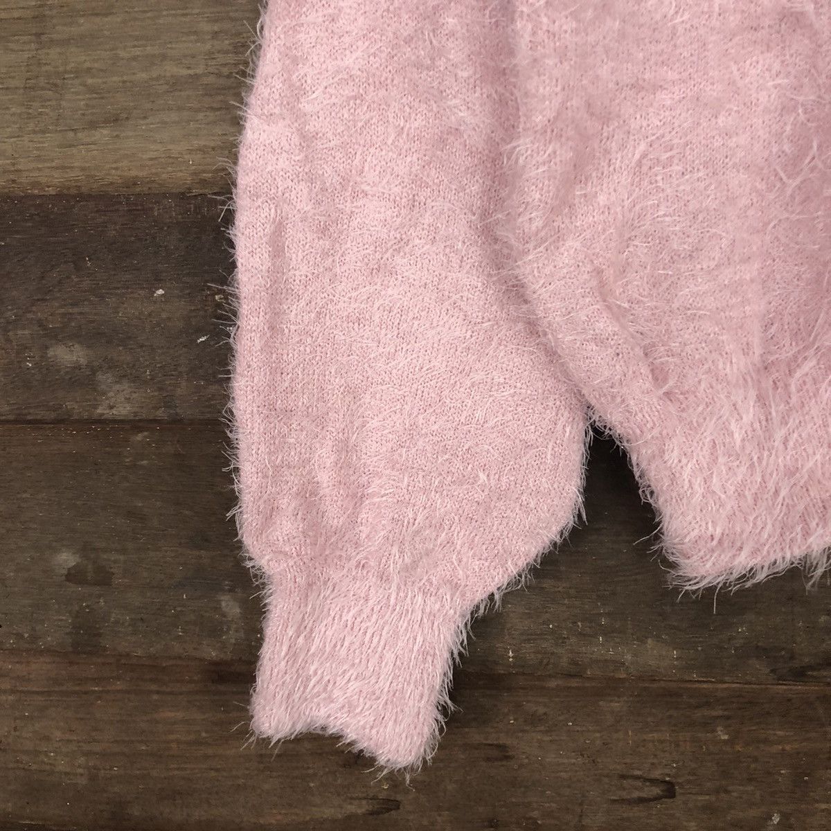 Homespun Knitwear DLL Earth Music & Ecology Mohair Knitwear #c1084 Size S / US 4 / IT 40 - 6 Thumbnail