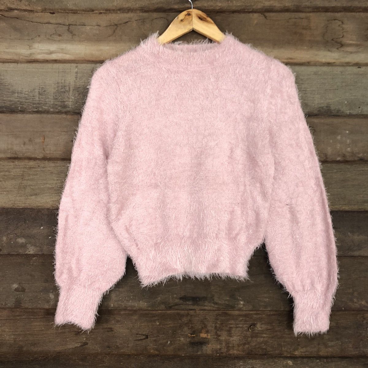 Homespun Knitwear DLL Earth Music & Ecology Mohair Knitwear #c1084 Size S / US 4 / IT 40 - 8 Thumbnail