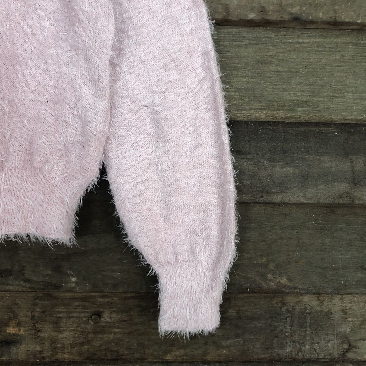 Homespun Knitwear DLL Earth Music & Ecology Mohair Knitwear #c1084 Size S / US 4 / IT 40 - 4 Thumbnail