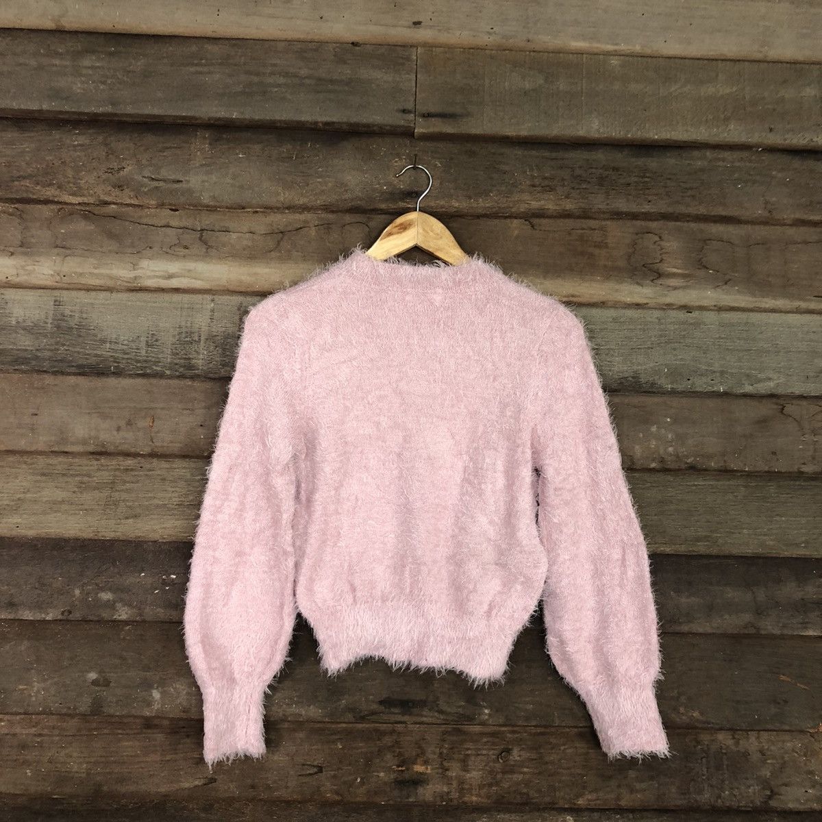 Homespun Knitwear DLL Earth Music & Ecology Mohair Knitwear #c1084 Size S / US 4 / IT 40 - 11 Thumbnail