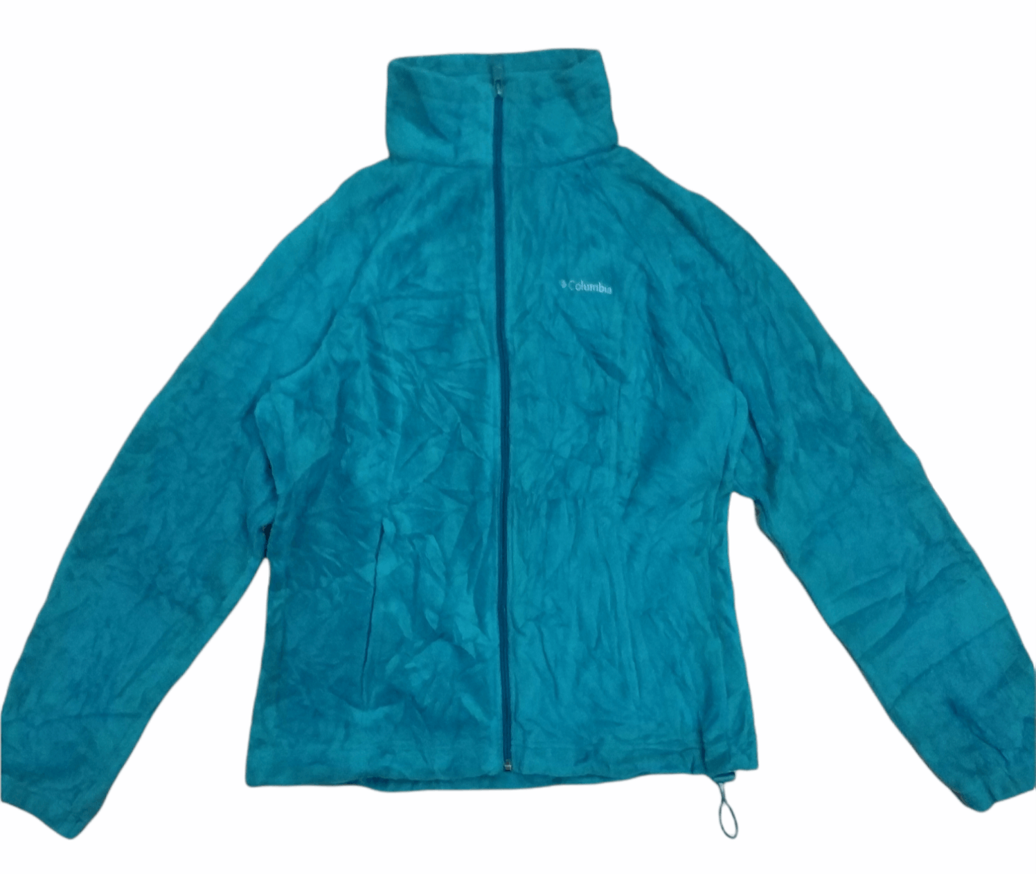 Columbia 🔥Green Columbia Fleece Zipper Jacket Size M / US 6-8 / IT 42-44 - 1 Thumbnail
