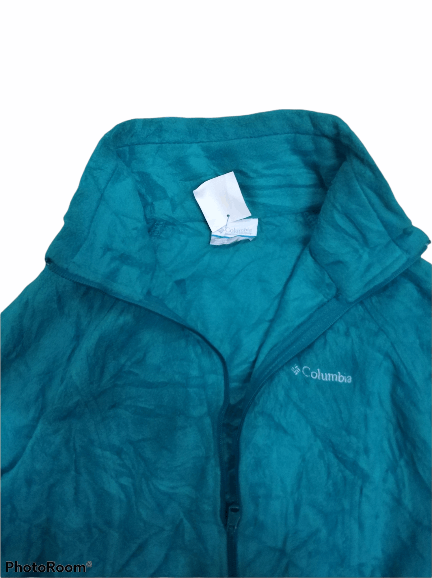 Columbia 🔥Green Columbia Fleece Zipper Jacket Size M / US 6-8 / IT 42-44 - 2 Thumbnail
