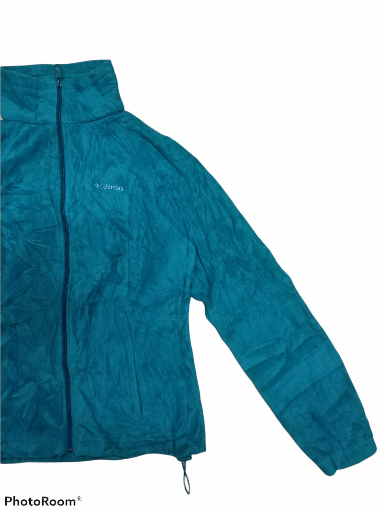 Columbia 🔥Green Columbia Fleece Zipper Jacket Size M / US 6-8 / IT 42-44 - 3 Thumbnail