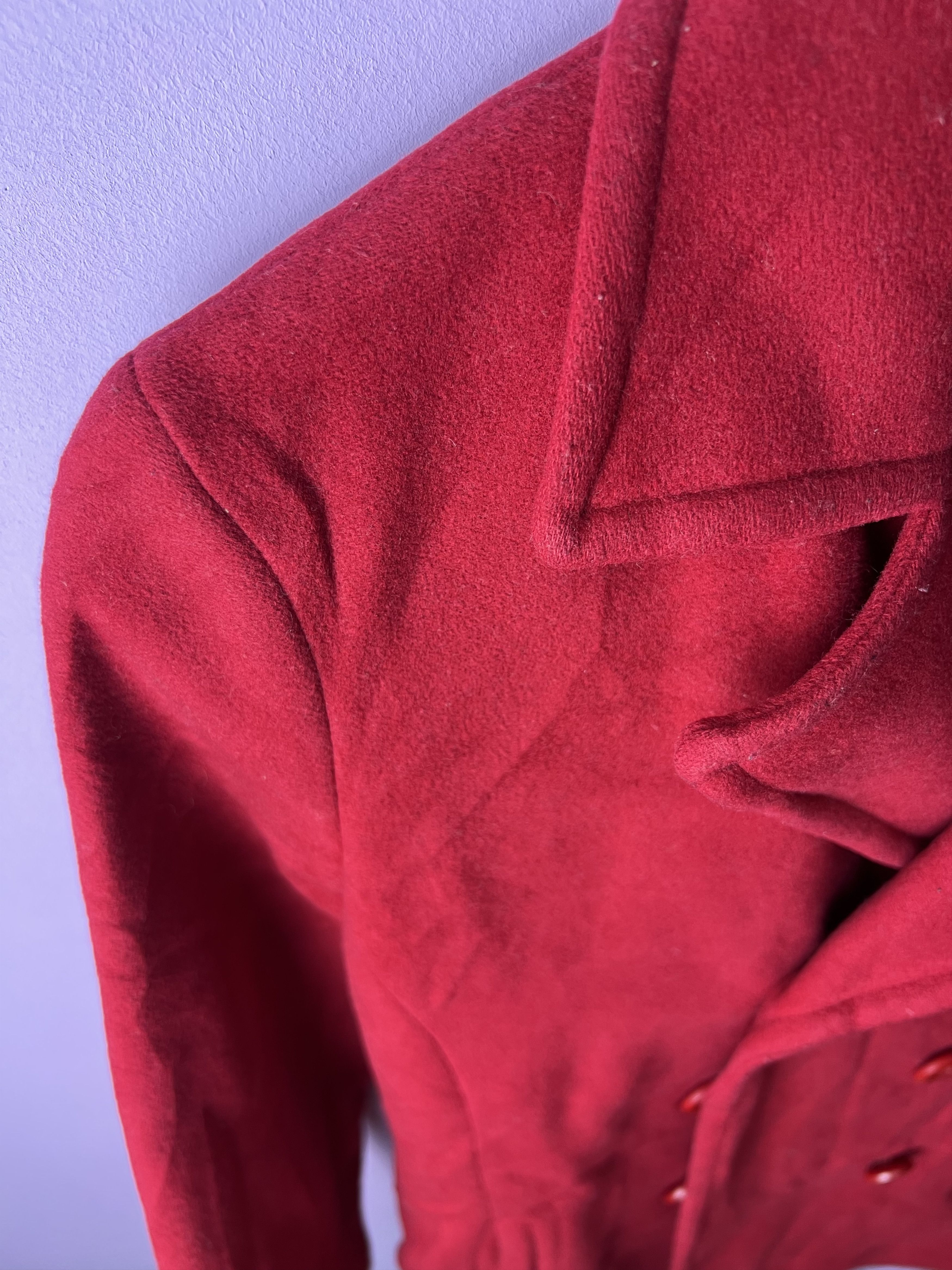 United Colors Of Benetton 🔥Red UCB Casual Blazers Size M / US 6-8 / IT 42-44 - 9 Thumbnail
