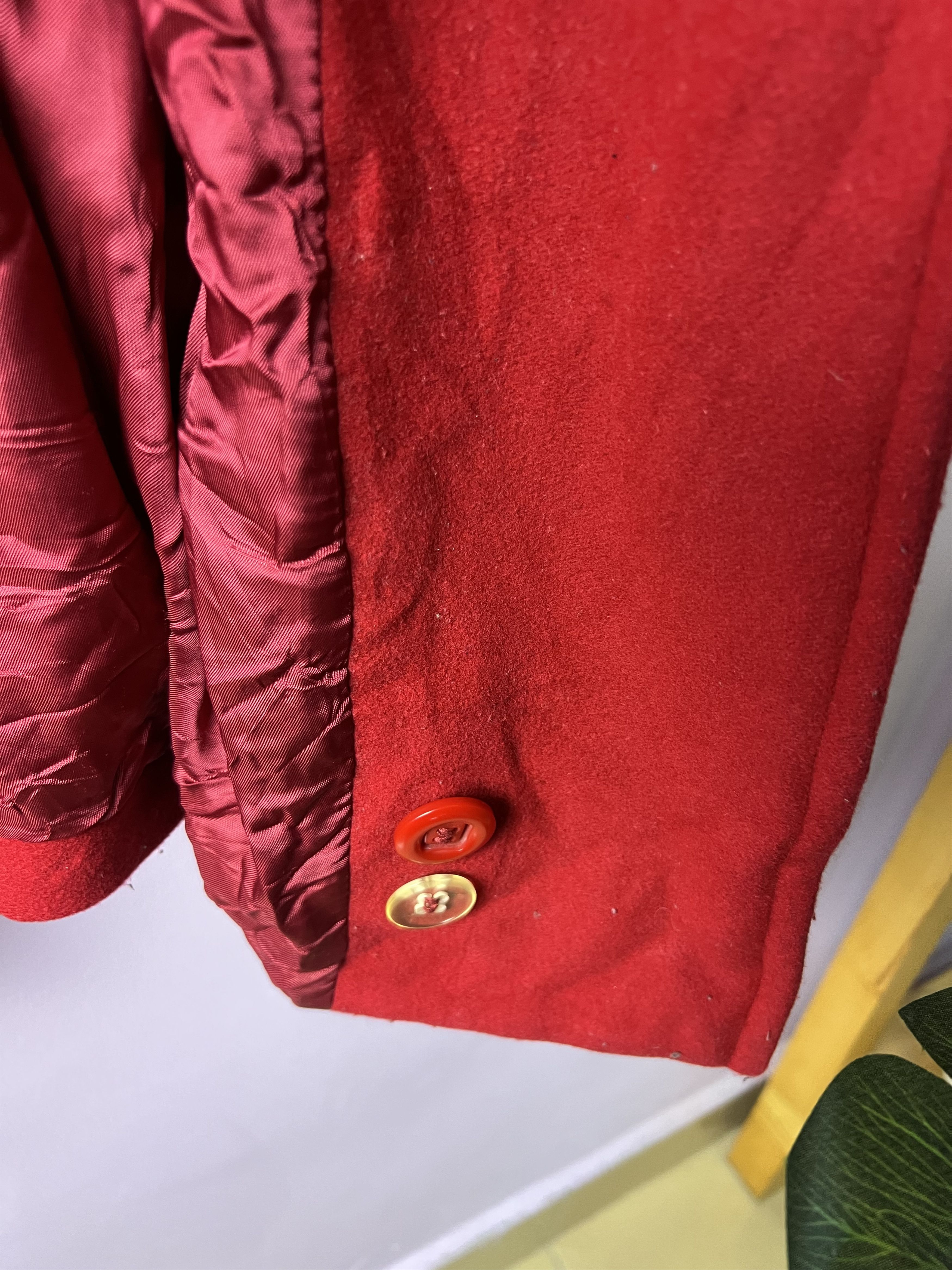 United Colors Of Benetton 🔥Red UCB Casual Blazers Size M / US 6-8 / IT 42-44 - 14 Thumbnail