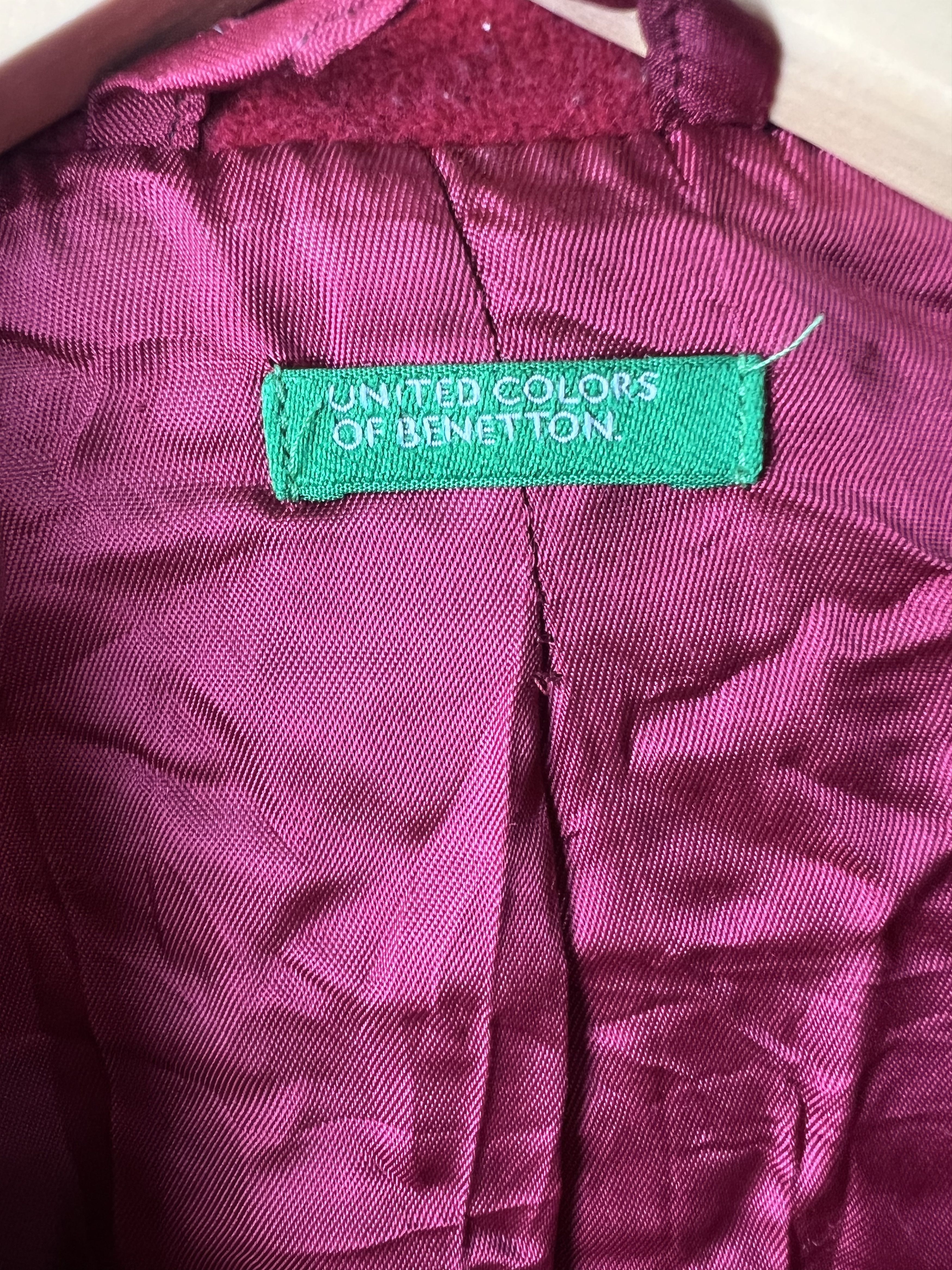 United Colors Of Benetton 🔥Red UCB Casual Blazers Size M / US 6-8 / IT 42-44 - 16 Thumbnail