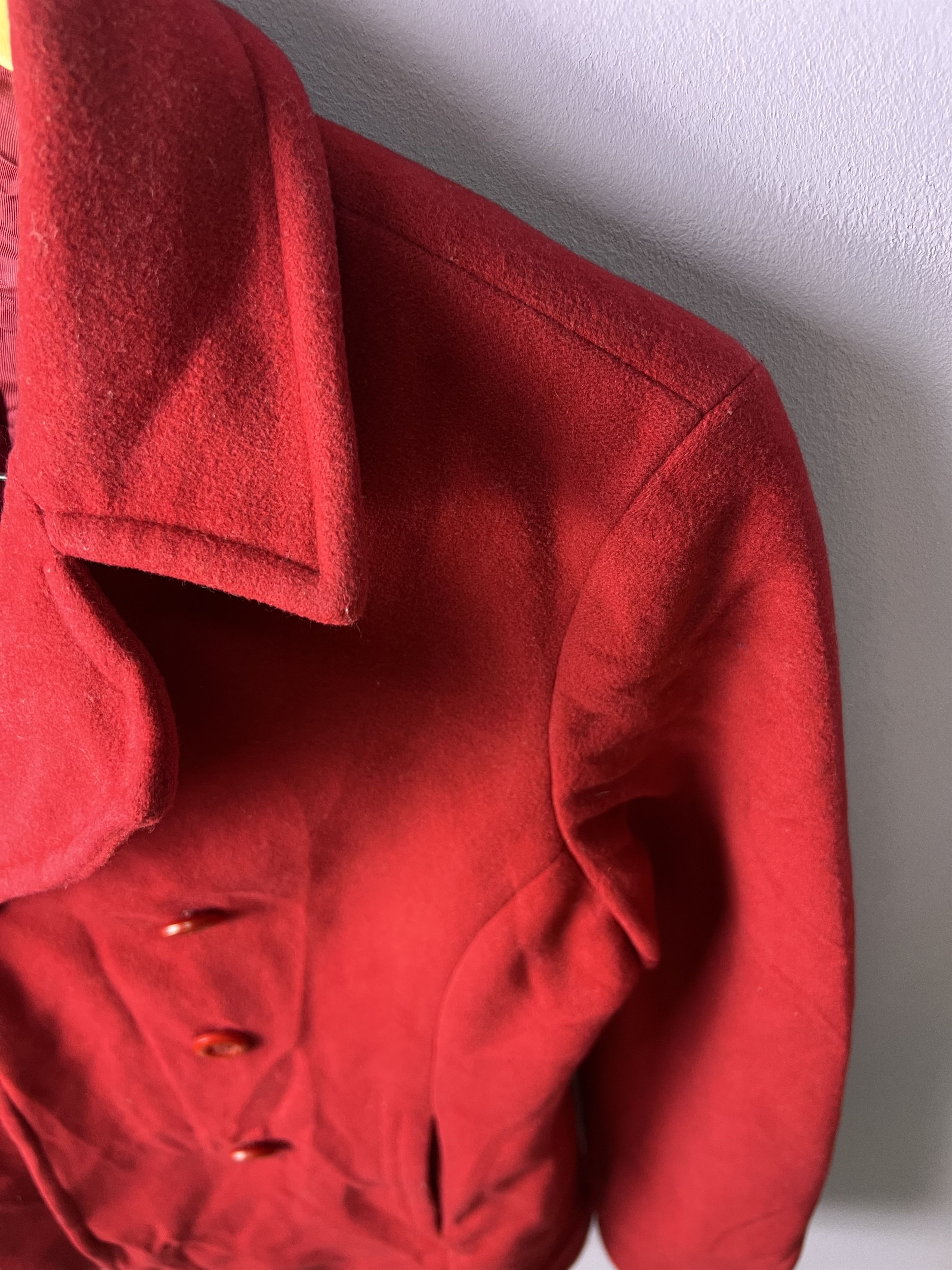 United Colors Of Benetton 🔥Red UCB Casual Blazers Size M / US 6-8 / IT 42-44 - 8 Thumbnail