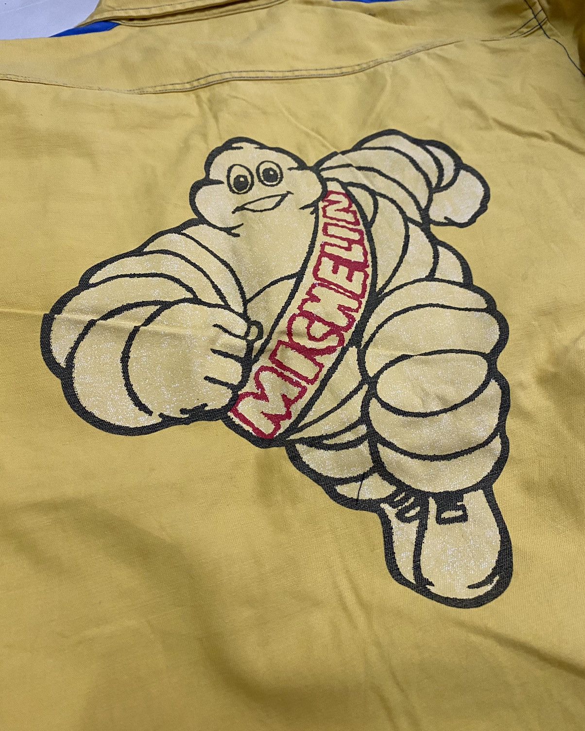 Sports Specialties × Vintage Vintage Michelin big logo workshirt button up Size US L / EU 52-54 / 3 - 13 Thumbnail