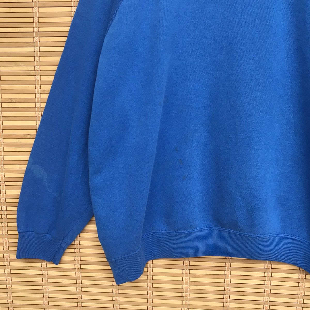 Tultex × Vintage Vintage 80s Tultex ocean blue acrylic cotton sweatshirt XXL Size US XXL / EU 58 / 5 - 3 Thumbnail
