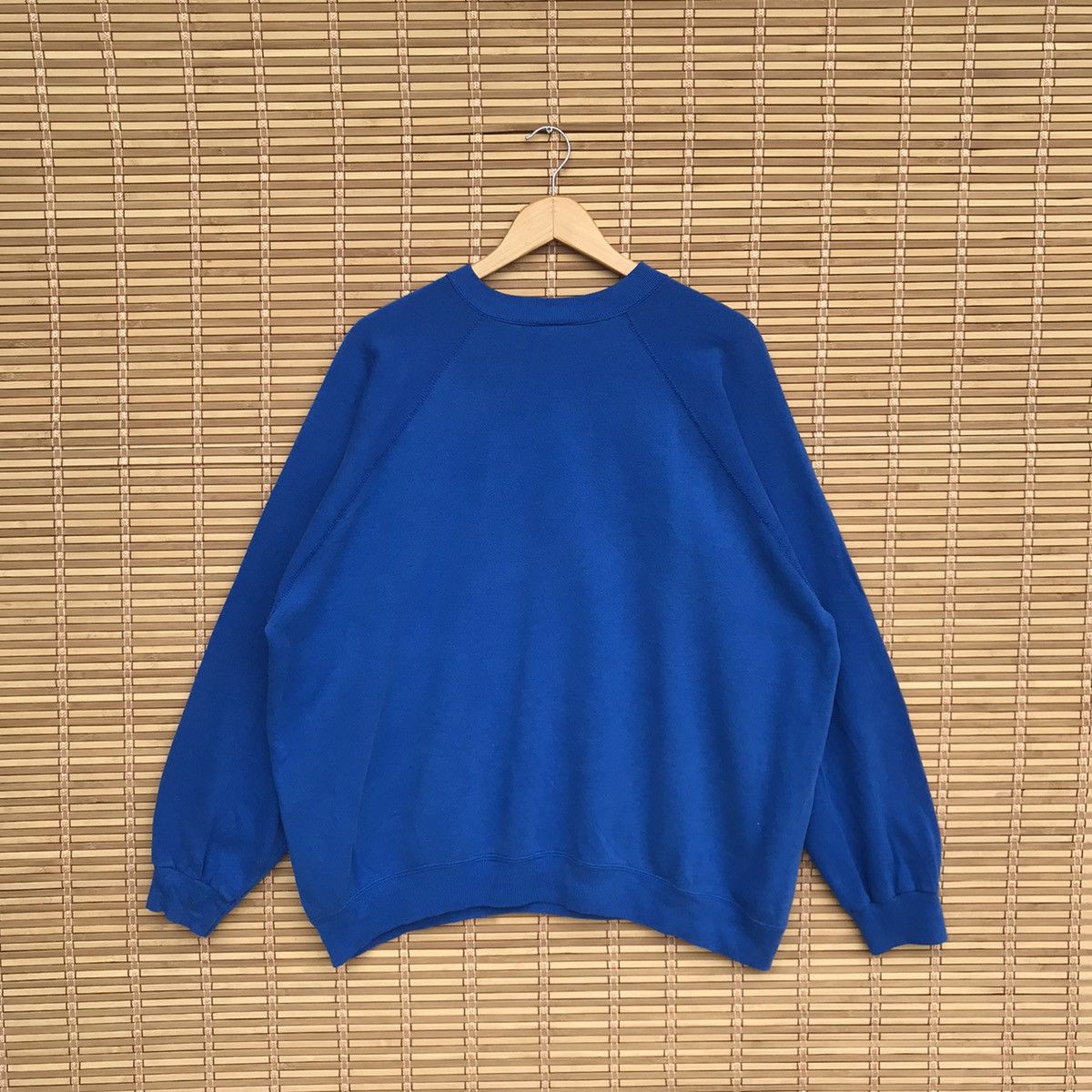 Tultex × Vintage Vintage 80s Tultex ocean blue acrylic cotton sweatshirt XXL Size US XXL / EU 58 / 5 - 4 Thumbnail