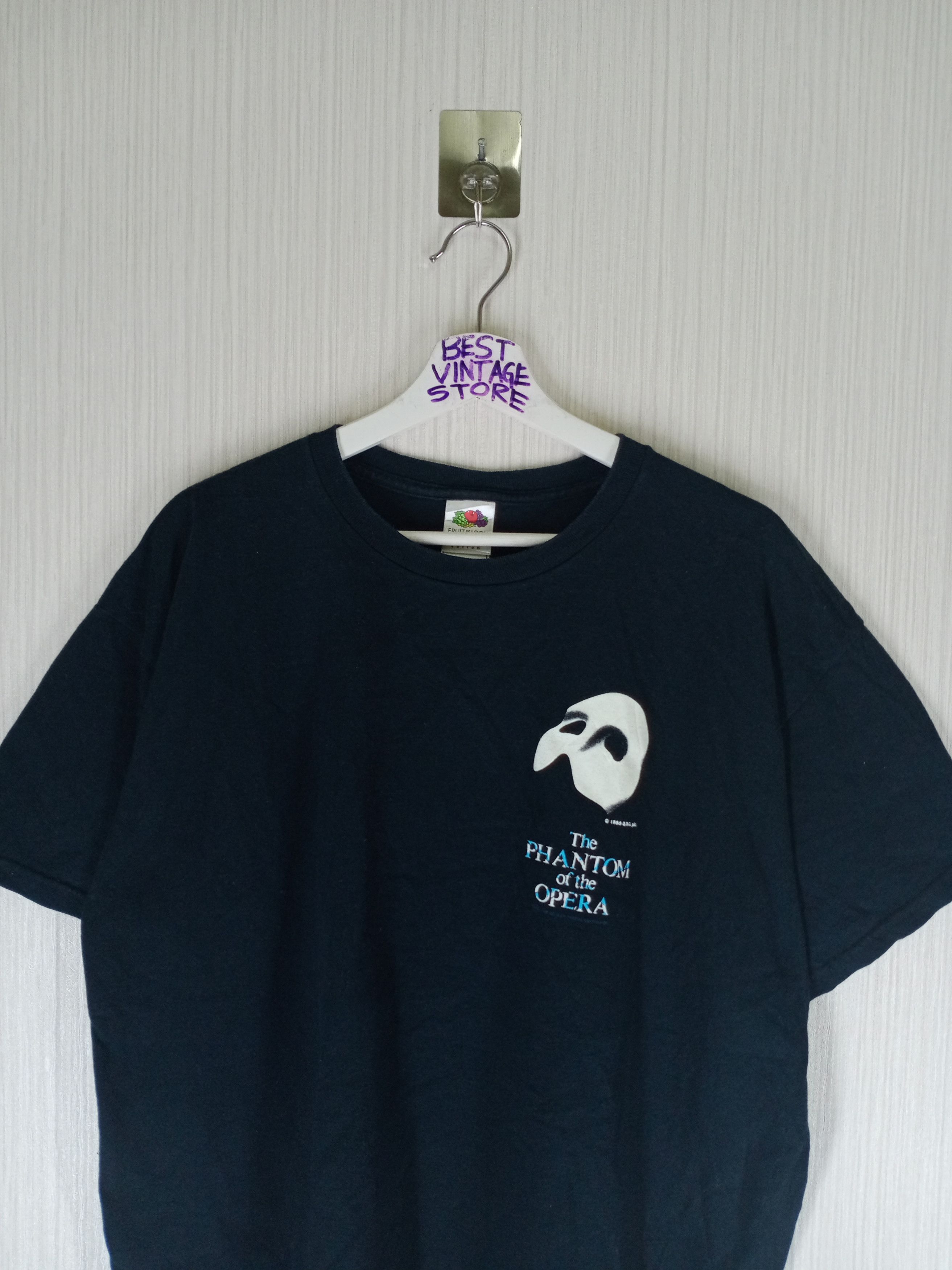 Rap Tees × Vintage Rare Vintage The Phantom of the Opera T-Shirt Crewneck Size US XL / EU 56 / 4 - 2 Thumbnail