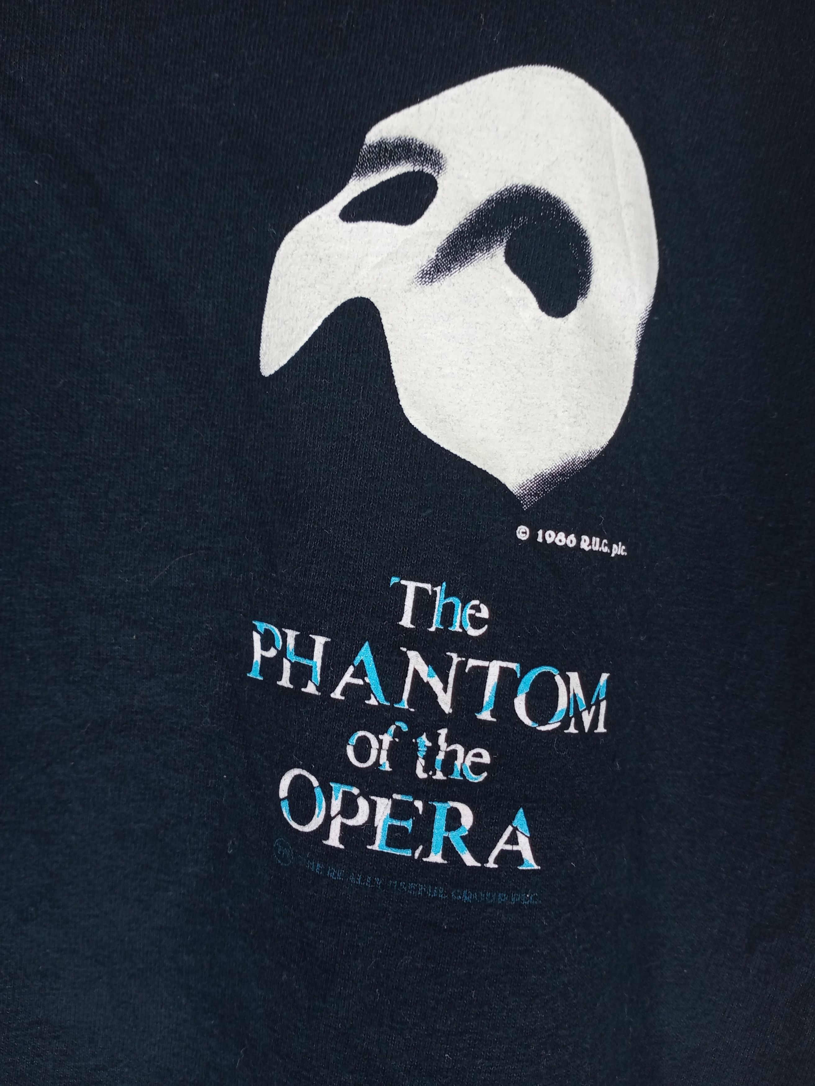Rap Tees × Vintage Rare Vintage The Phantom of the Opera T-Shirt Crewneck Size US XL / EU 56 / 4 - 4 Thumbnail