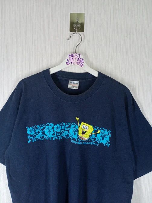 Cartoon Network Rare Vintage 90s SpongeBob Tshirt Size US XL / EU 56 / 4 - 2 Thumbnail