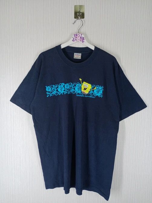 Cartoon Network Rare Vintage 90s SpongeBob Tshirt Size US XL / EU 56 / 4 - 1 Thumbnail