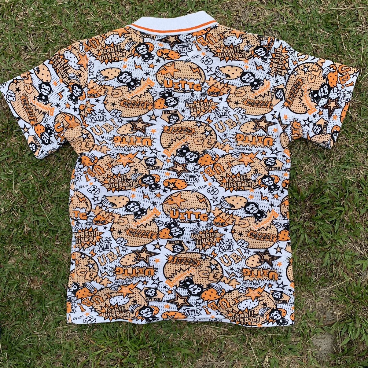 Japanese Brand Uittg polo tshirt tee full print Size US M / EU 48-50 / 2 - 17 Thumbnail