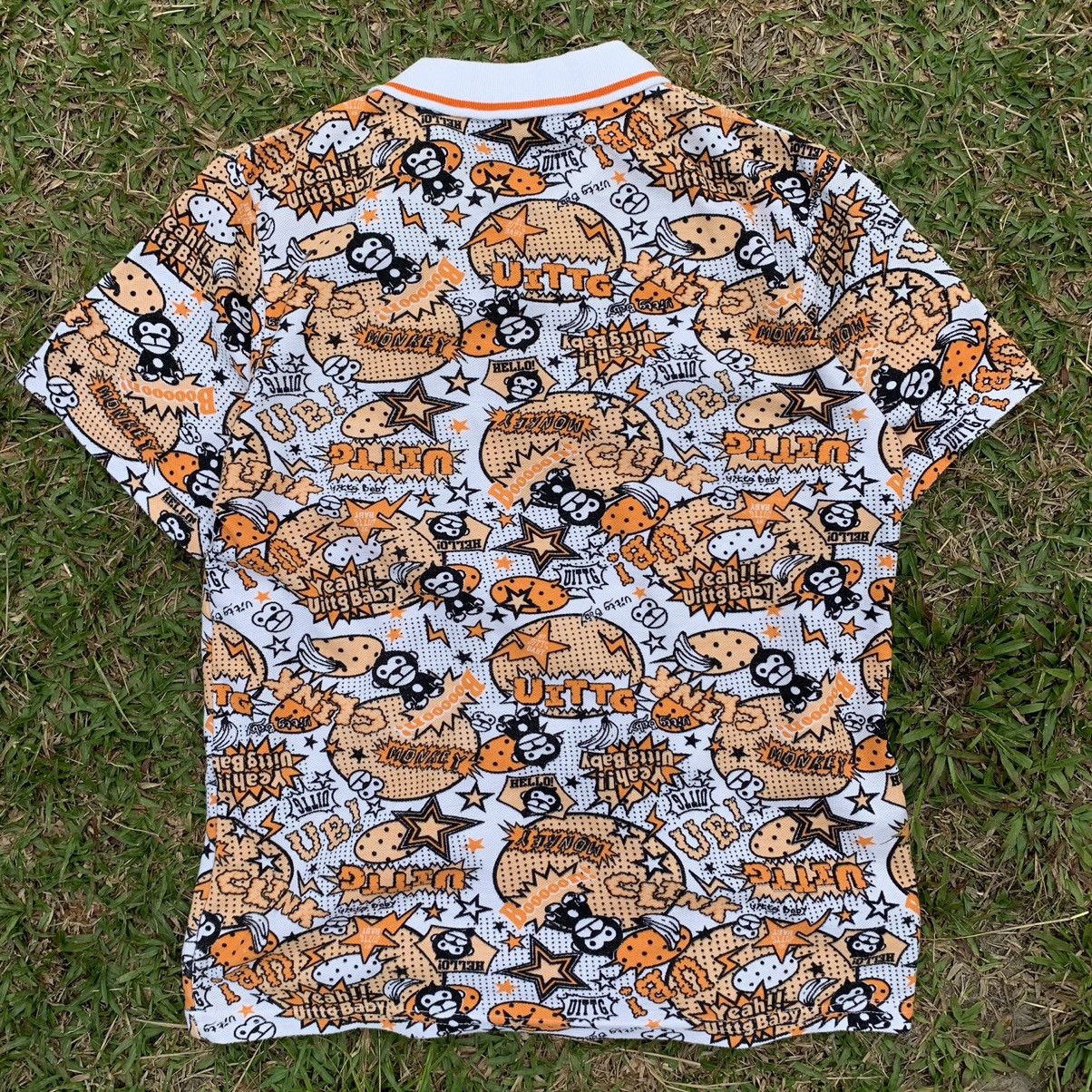 Japanese Brand Uittg polo tshirt tee full print Size US M / EU 48-50 / 2 - 20 Thumbnail