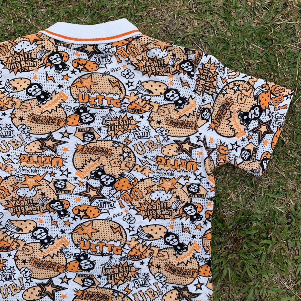 Japanese Brand Uittg polo tshirt tee full print Size US M / EU 48-50 / 2 - 18 Thumbnail