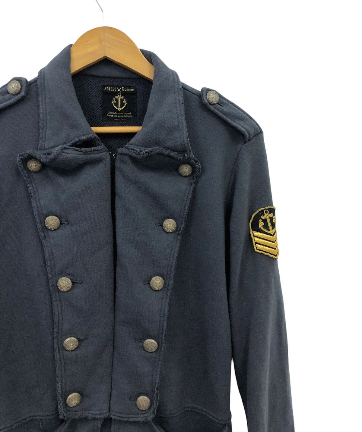 291295=Homme 00's 291295 Homme Japan Avant-garde Napoleon jacket Size US M / EU 48-50 / 2 - 8 Thumbnail