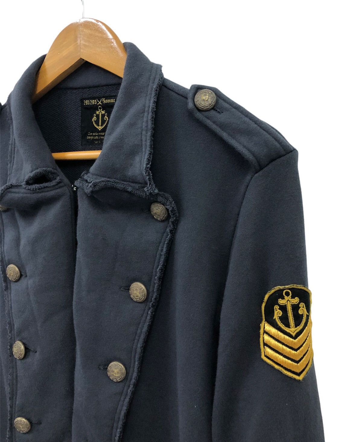 291295=Homme 00's 291295 Homme Japan Avant-garde Napoleon jacket Size US M / EU 48-50 / 2 - 7 Thumbnail
