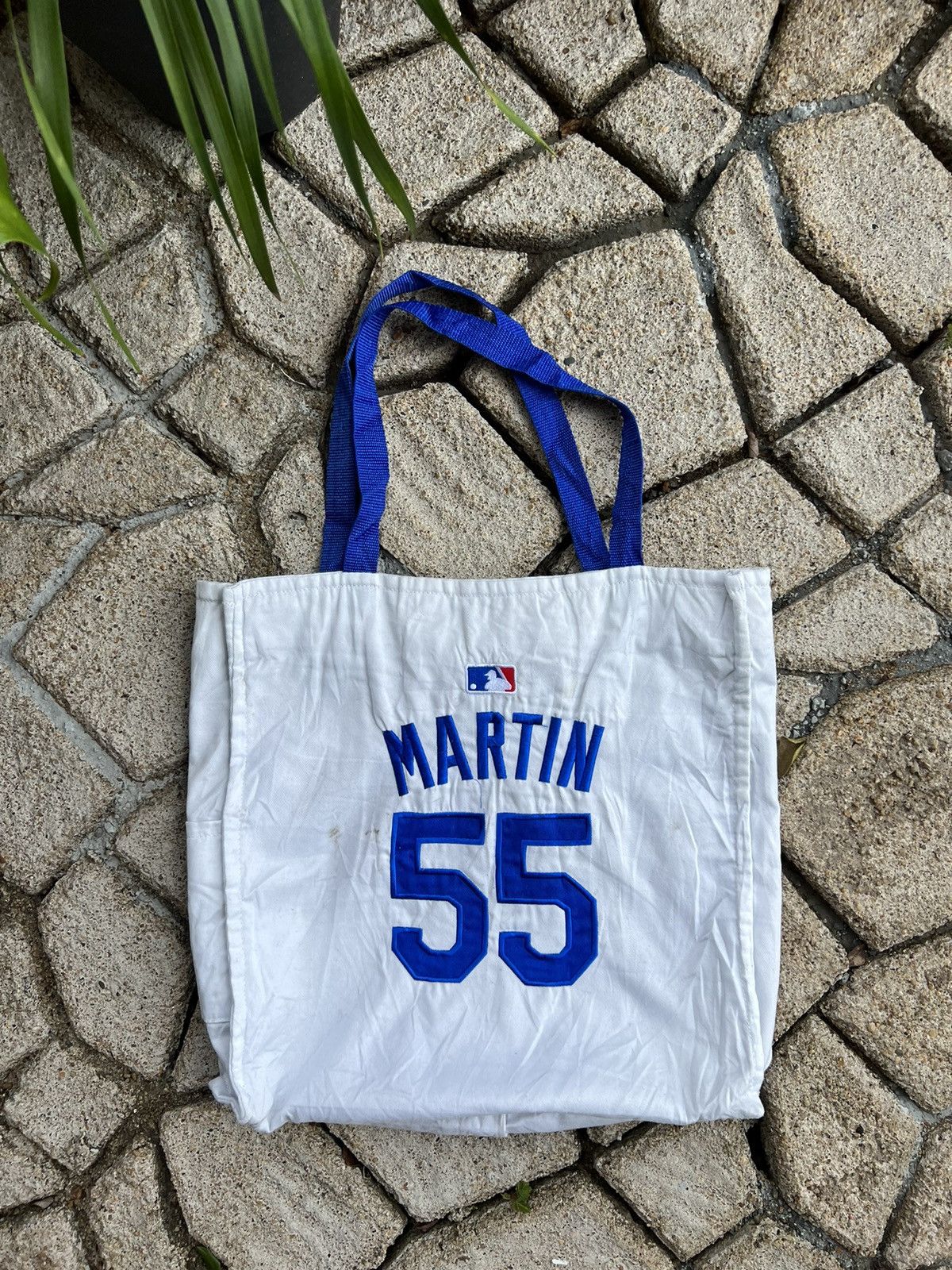 MLB 🔥Rare Dodgers Martin 55 Tote Bag Tee Design Size ONE SIZE - 4 Thumbnail