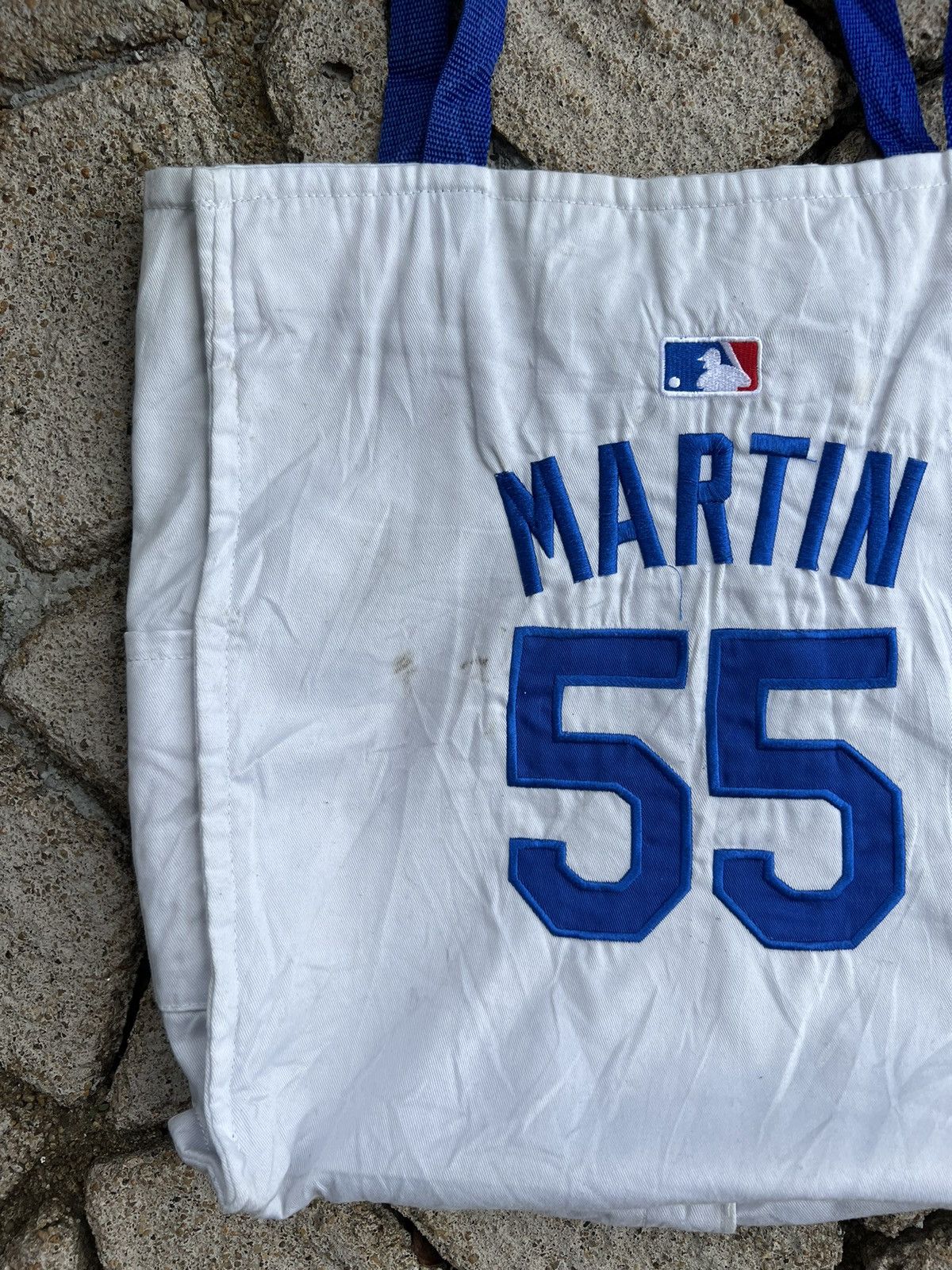 MLB 🔥Rare Dodgers Martin 55 Tote Bag Tee Design Size ONE SIZE - 9 Thumbnail