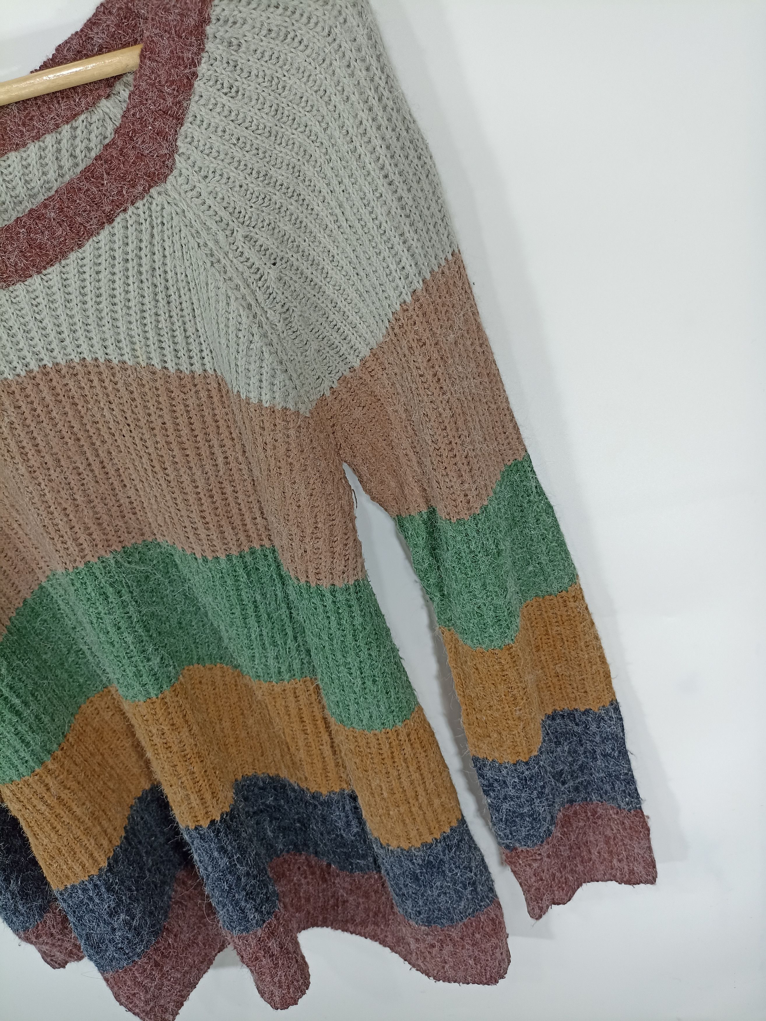 Japanese Brand 🔥Rare Archives Mohair Baggy Knit Sweater Size US M / EU 48-50 / 2 - 2 Thumbnail