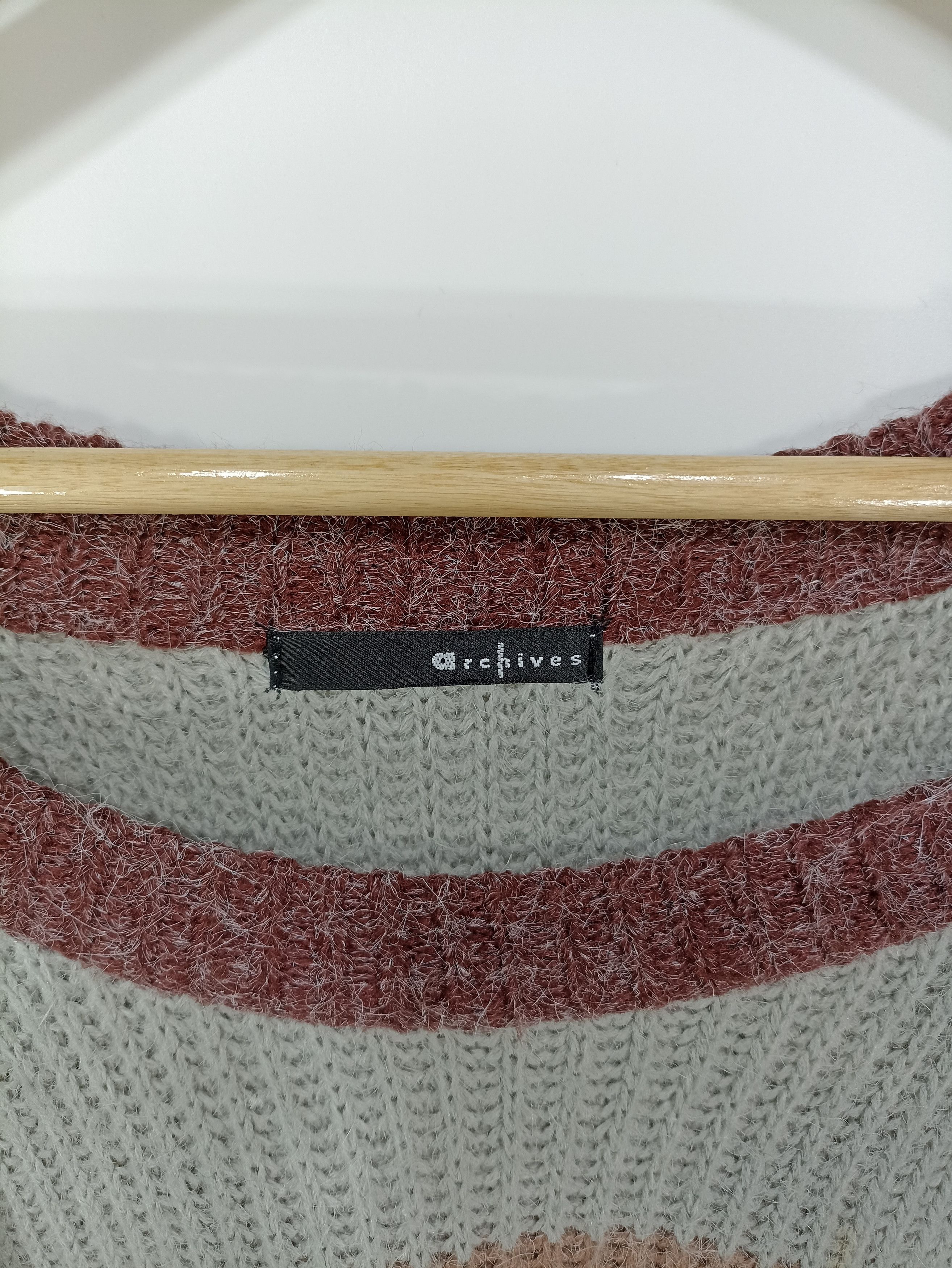 Japanese Brand 🔥Rare Archives Mohair Baggy Knit Sweater Size US M / EU 48-50 / 2 - 6 Thumbnail