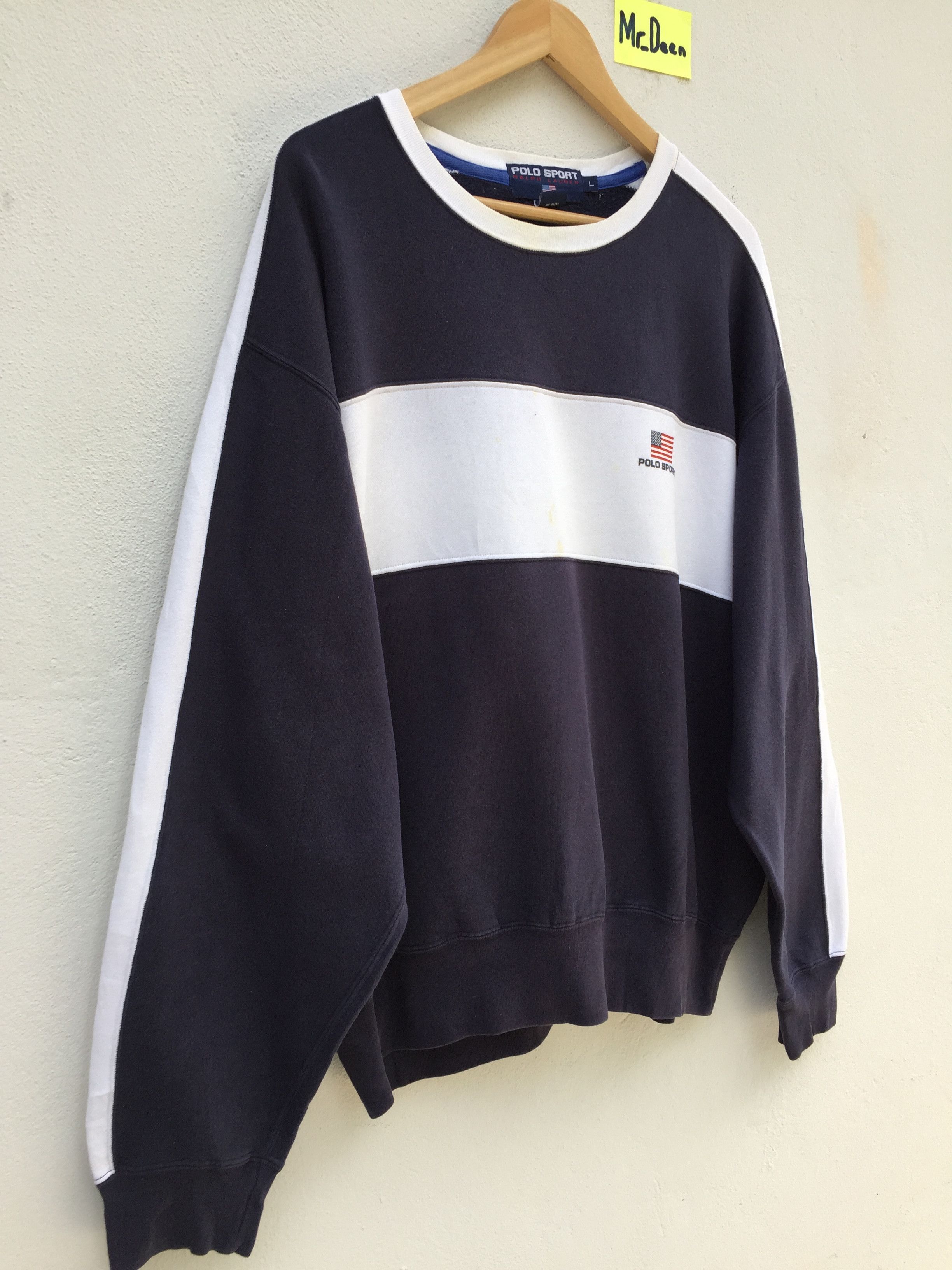 Polo Ralph Lauren Vintage 90'S Polo Sport Sweater Size US L / EU 52-54 / 3 - 2 Thumbnail