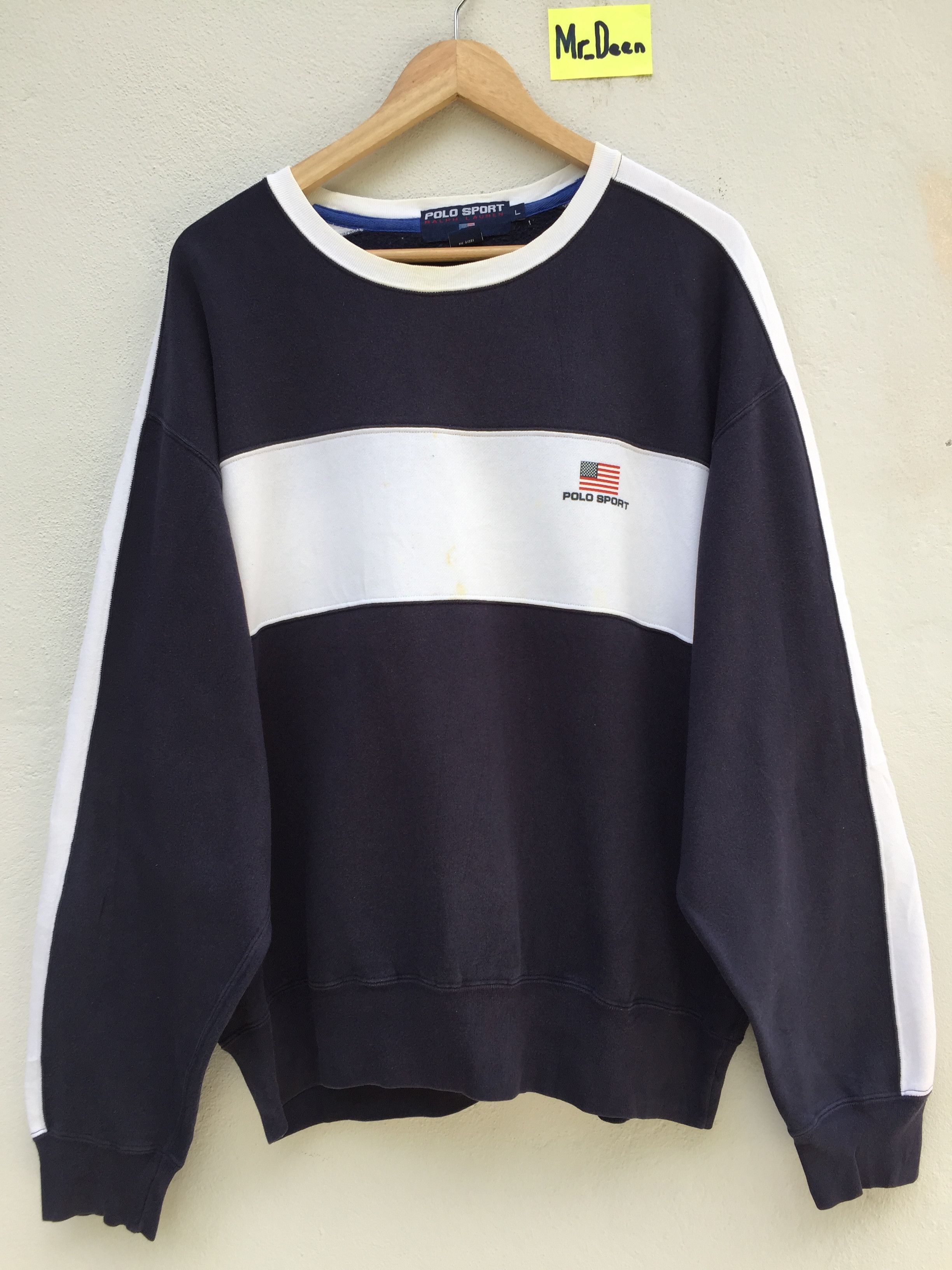 Polo Ralph Lauren Vintage 90'S Polo Sport Sweater Size US L / EU 52-54 / 3 - 1 Thumbnail