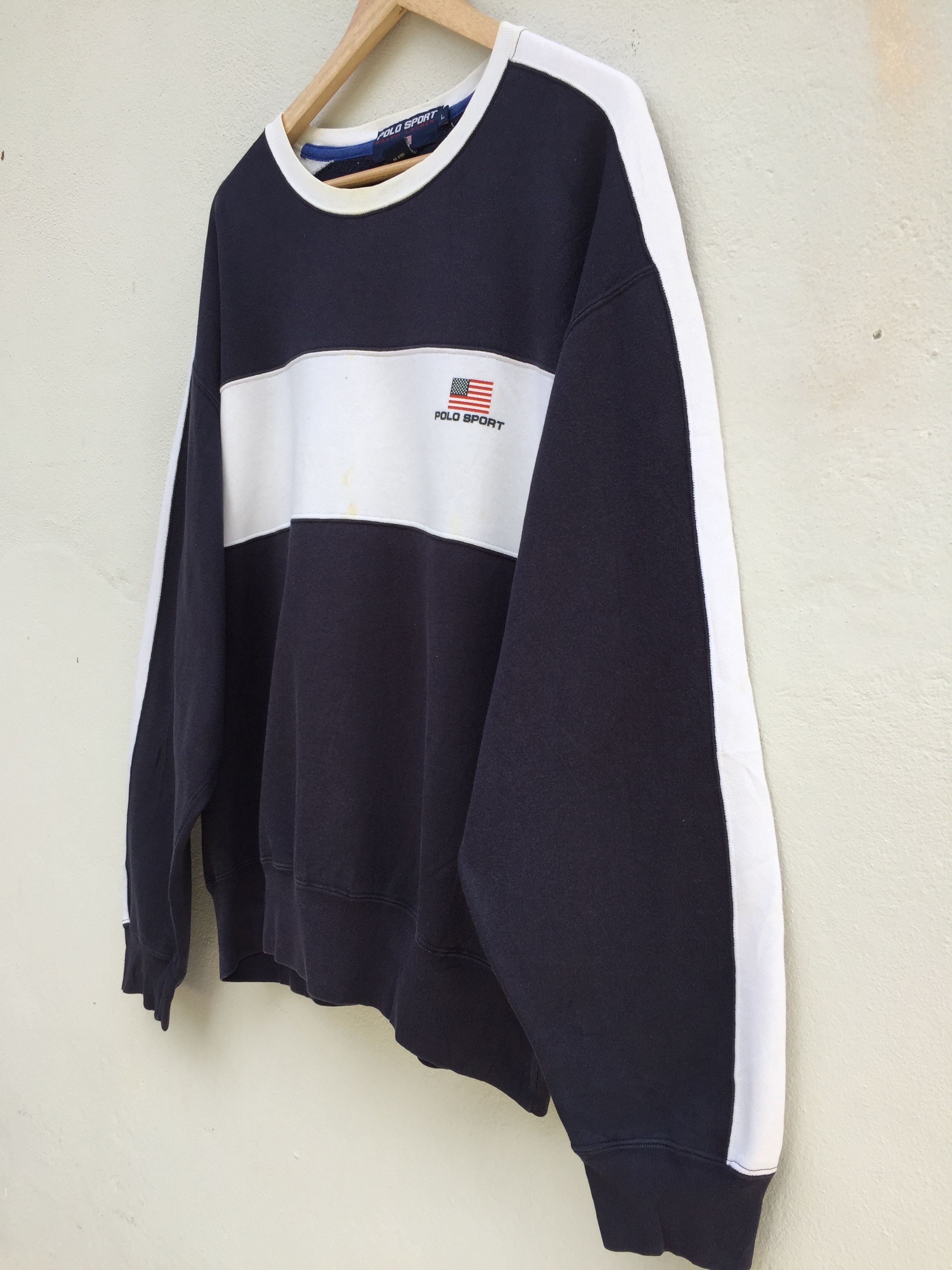 Polo Ralph Lauren Vintage 90'S Polo Sport Sweater Size US L / EU 52-54 / 3 - 3 Thumbnail