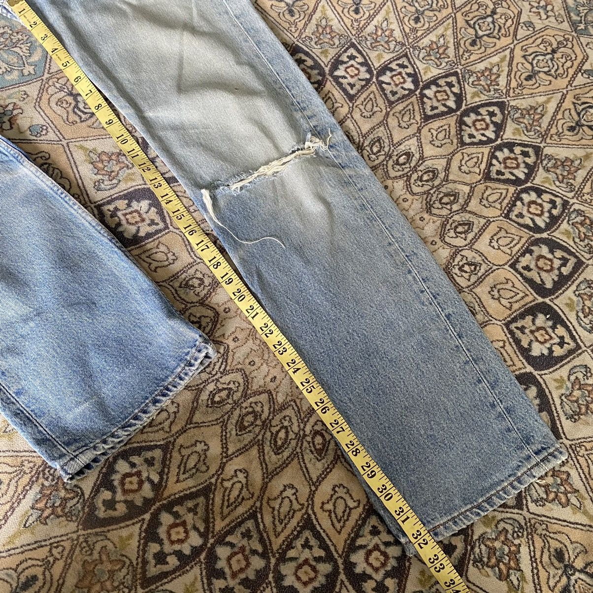 Levi's Vintage 90s Levis 501 Distressed Jeans Nice Faded Size US 31 - 19 Thumbnail