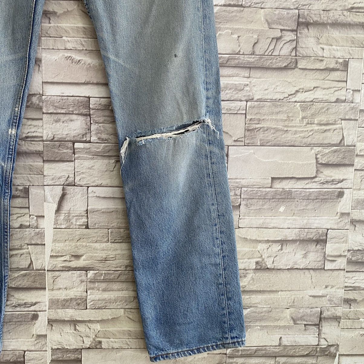 Levi's Vintage 90s Levis 501 Distressed Jeans Nice Faded Size US 31 - 6 Thumbnail