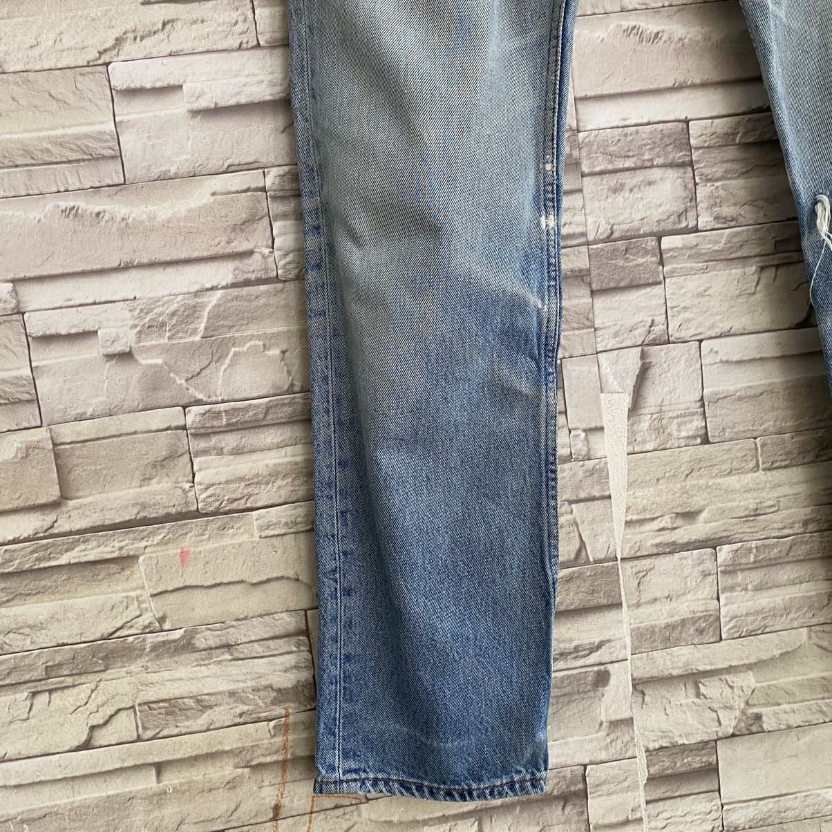 Levi's Vintage 90s Levis 501 Distressed Jeans Nice Faded Size US 31 - 7 Thumbnail