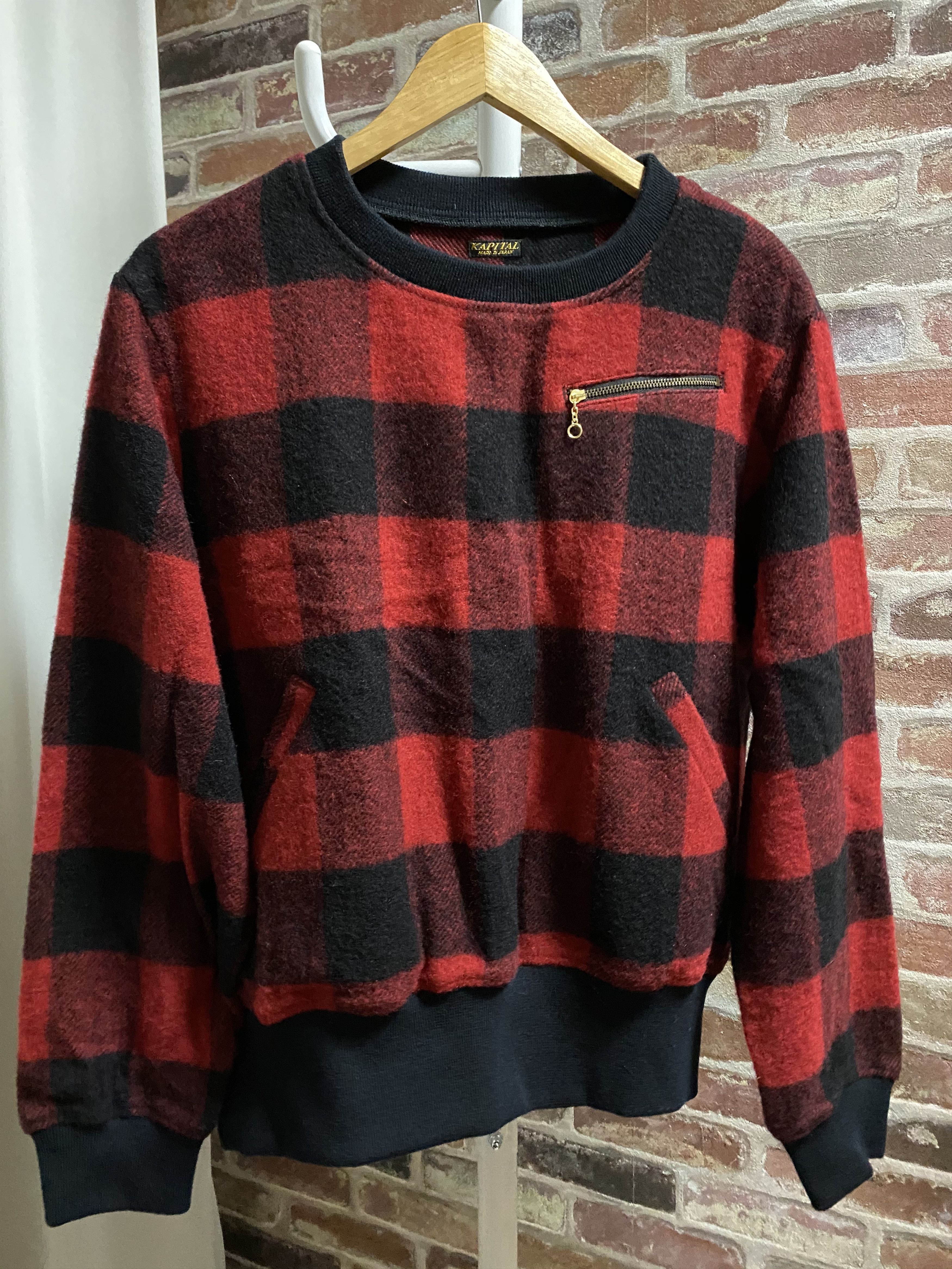Kapital Kapital Buffalo Plaid Wool Sweater Size US M / EU 48-50 / 2 - 1 Thumbnail