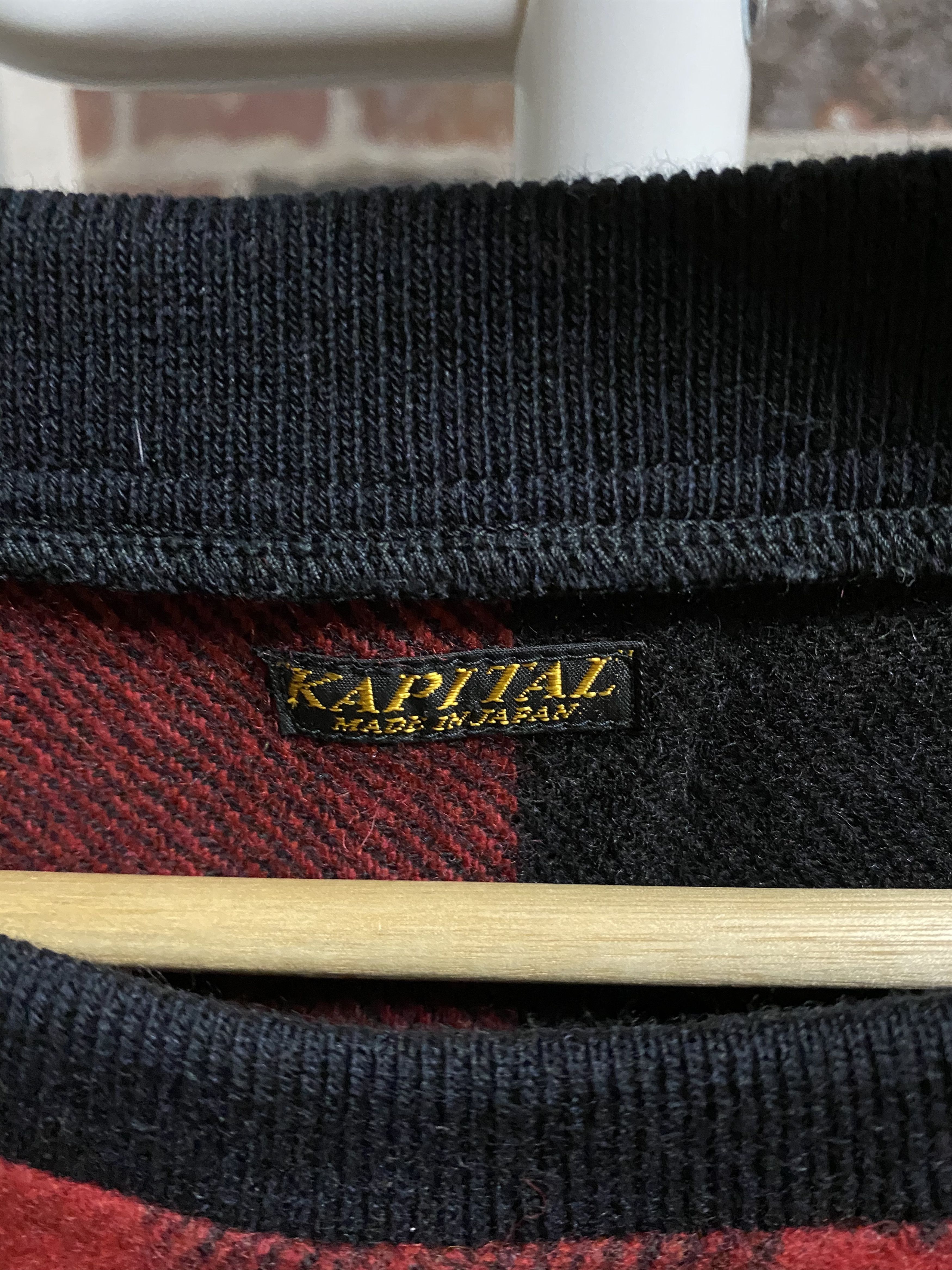 Kapital Kapital Buffalo Plaid Wool Sweater Size US M / EU 48-50 / 2 - 5 Thumbnail