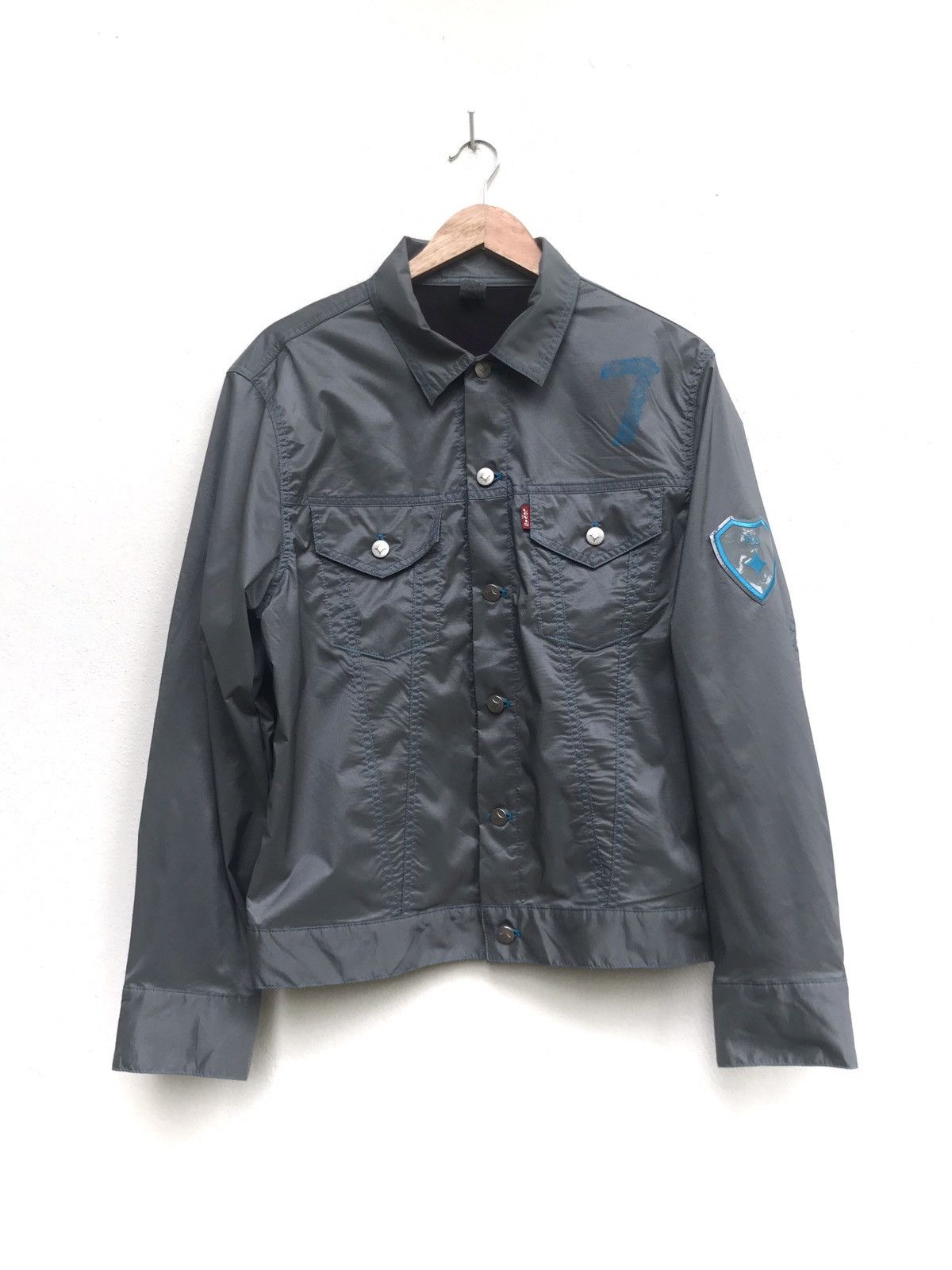 Hiroshi Fujiwara × Levi's 🔥Levi's X Flu by Hiroshi Fujiwara Nylon Trucker Jacket Size US M / EU 48-50 / 2 - 6 Thumbnail