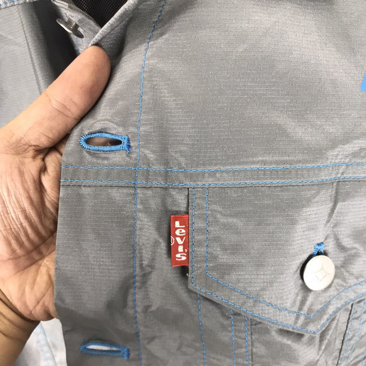 Hiroshi Fujiwara × Levi's 🔥Levi's X Flu by Hiroshi Fujiwara Nylon Trucker Jacket Size US M / EU 48-50 / 2 - 18 Thumbnail