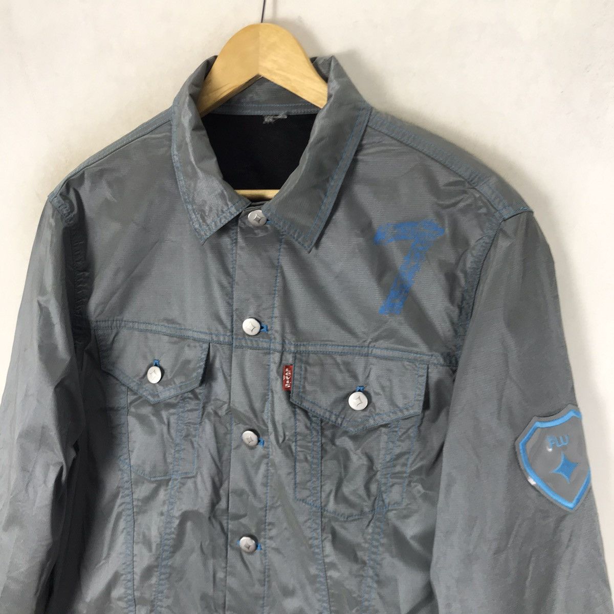 Hiroshi Fujiwara × Levi's 🔥Levi's X Flu by Hiroshi Fujiwara Nylon Trucker Jacket Size US M / EU 48-50 / 2 - 7 Thumbnail