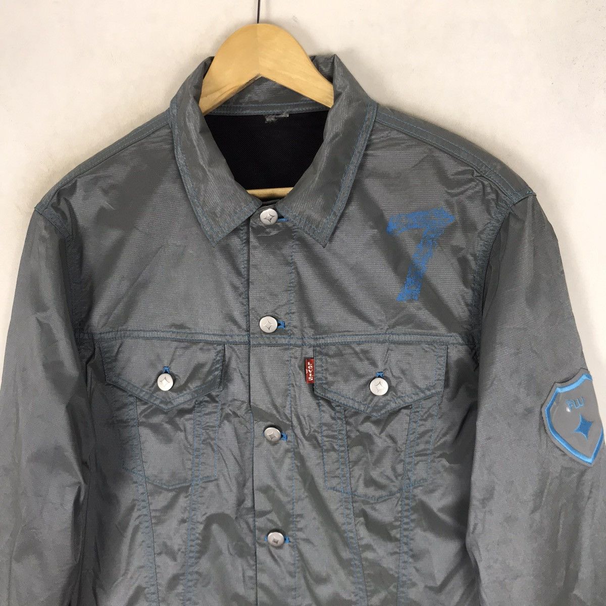 Hiroshi Fujiwara × Levi's 🔥Levi's X Flu by Hiroshi Fujiwara Nylon Trucker Jacket Size US M / EU 48-50 / 2 - 2 Thumbnail