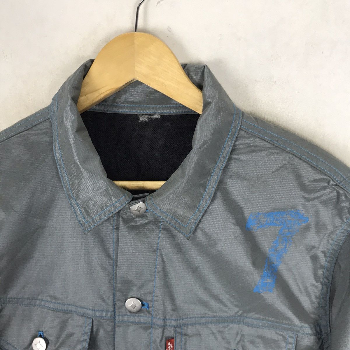 Hiroshi Fujiwara × Levi's 🔥Levi's X Flu by Hiroshi Fujiwara Nylon Trucker Jacket Size US M / EU 48-50 / 2 - 10 Thumbnail