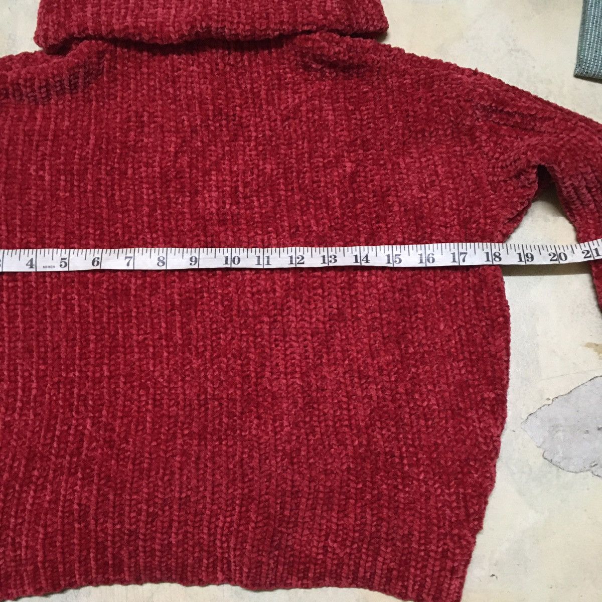Bershka Bershka Knitwear Crop Top Turtleneck Red Colour Size US S / EU 44-46 / 1 - 2 Thumbnail
