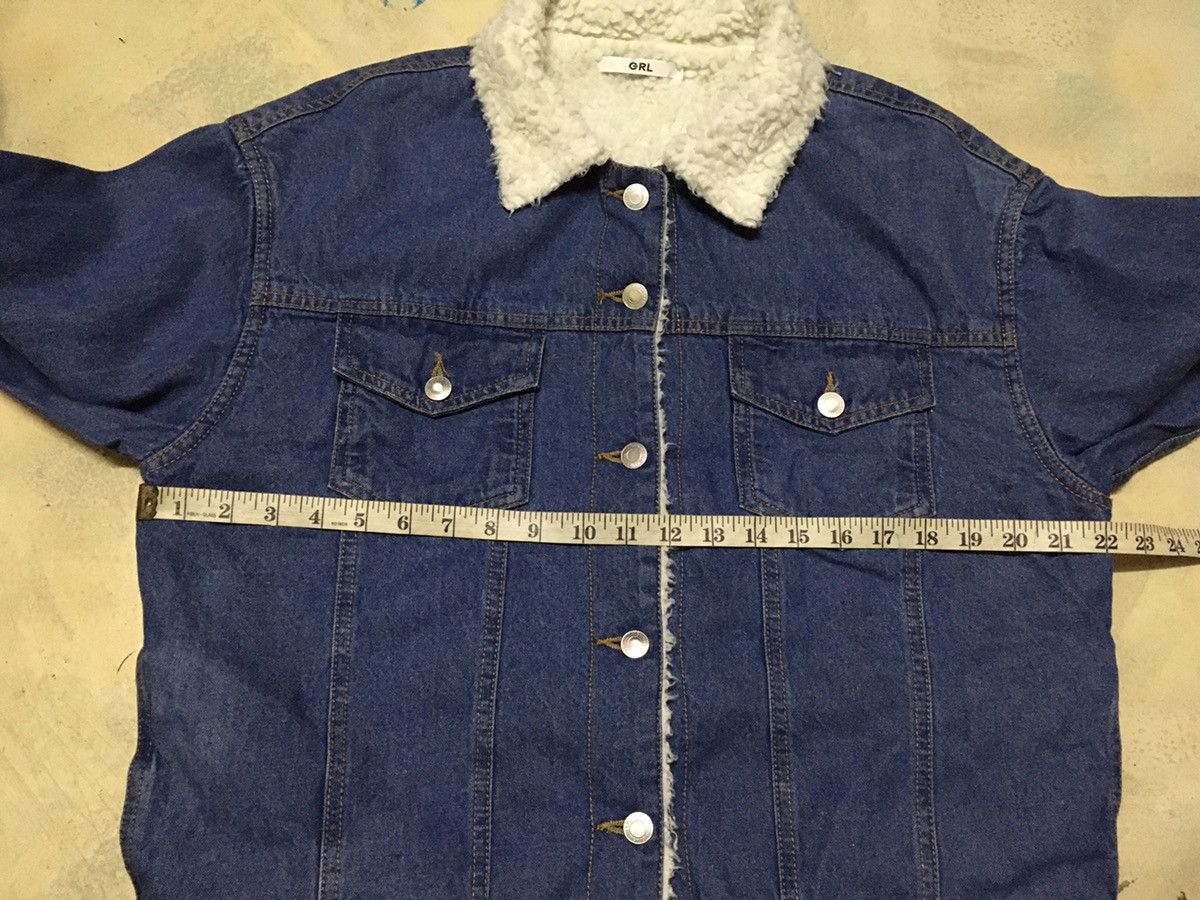 Japanese Brand Japanese Brand GRL Denim Sherpa Jacket Size US L / EU 52-54 / 3 - 7 Thumbnail