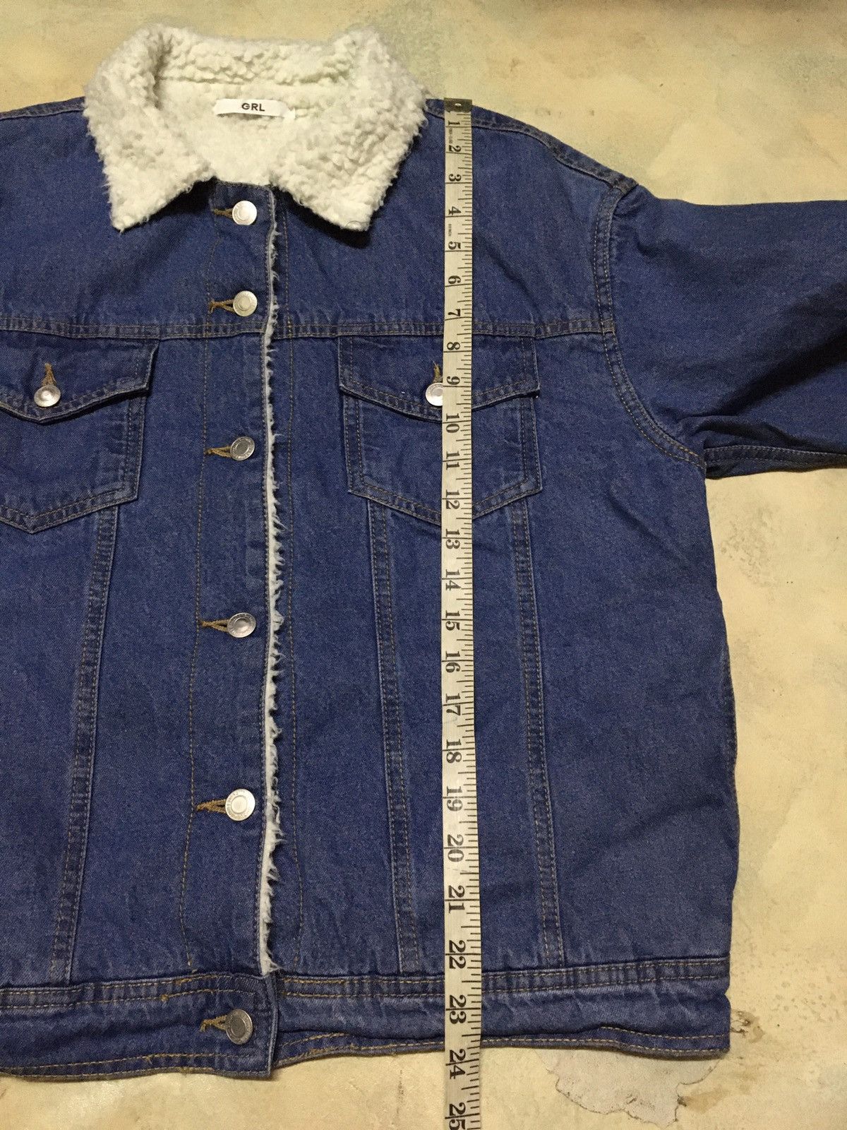 Japanese Brand Japanese Brand GRL Denim Sherpa Jacket Size US L / EU 52-54 / 3 - 9 Thumbnail