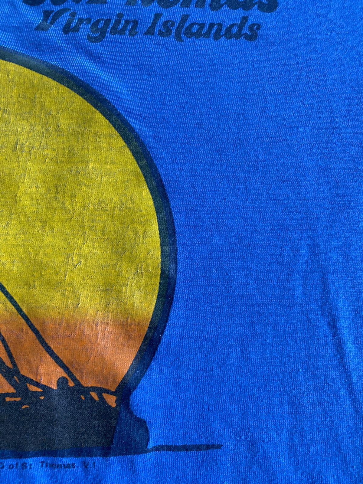 Hanes Vintage 70’s St. Thomas Islands Sailboat Single Stitch Tee Size US XS / EU 42 / 0 - 8 Thumbnail
