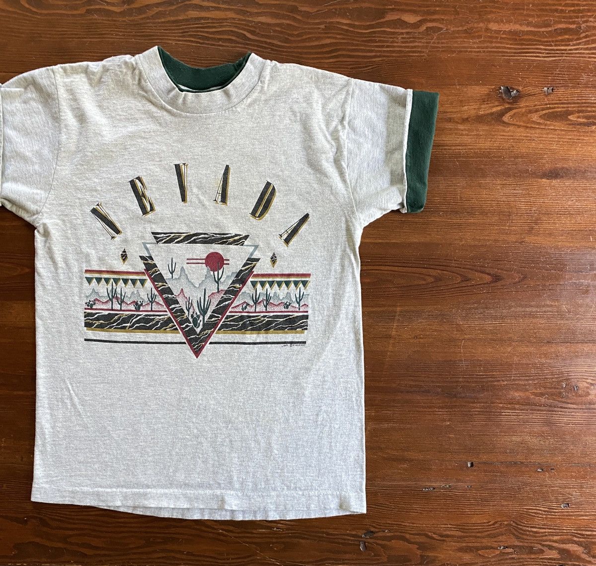 desert sports wear 80s ビンテージフェードT